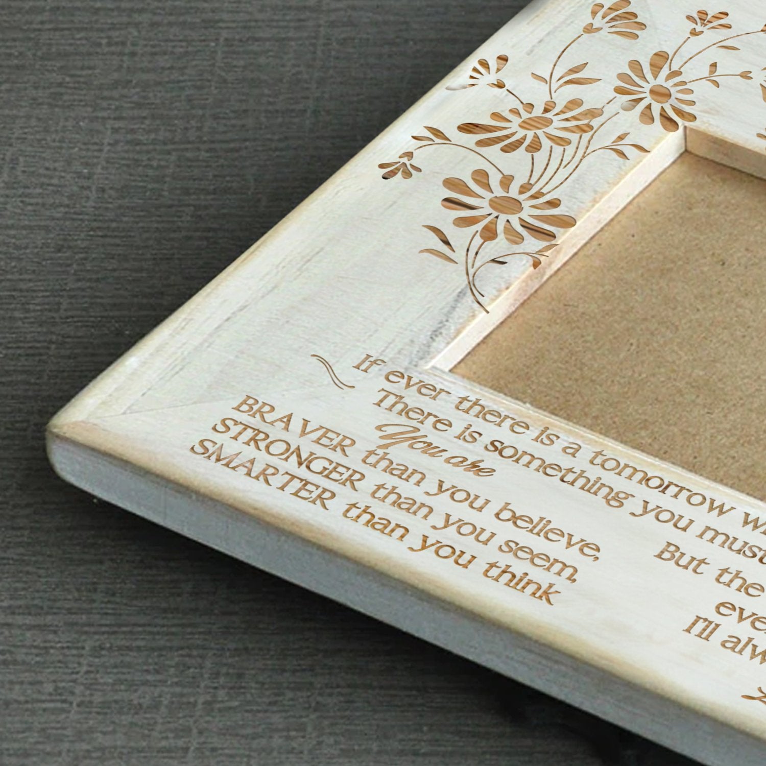 MY BEAUTIFUL DAUGHTER - MUST ALWAYS REMEMBER - WOOD FRAME