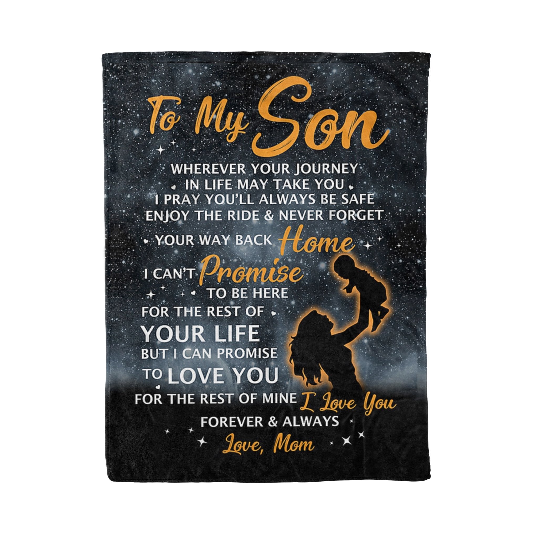 Fleece Blanket To My Son-A Loves Gift
