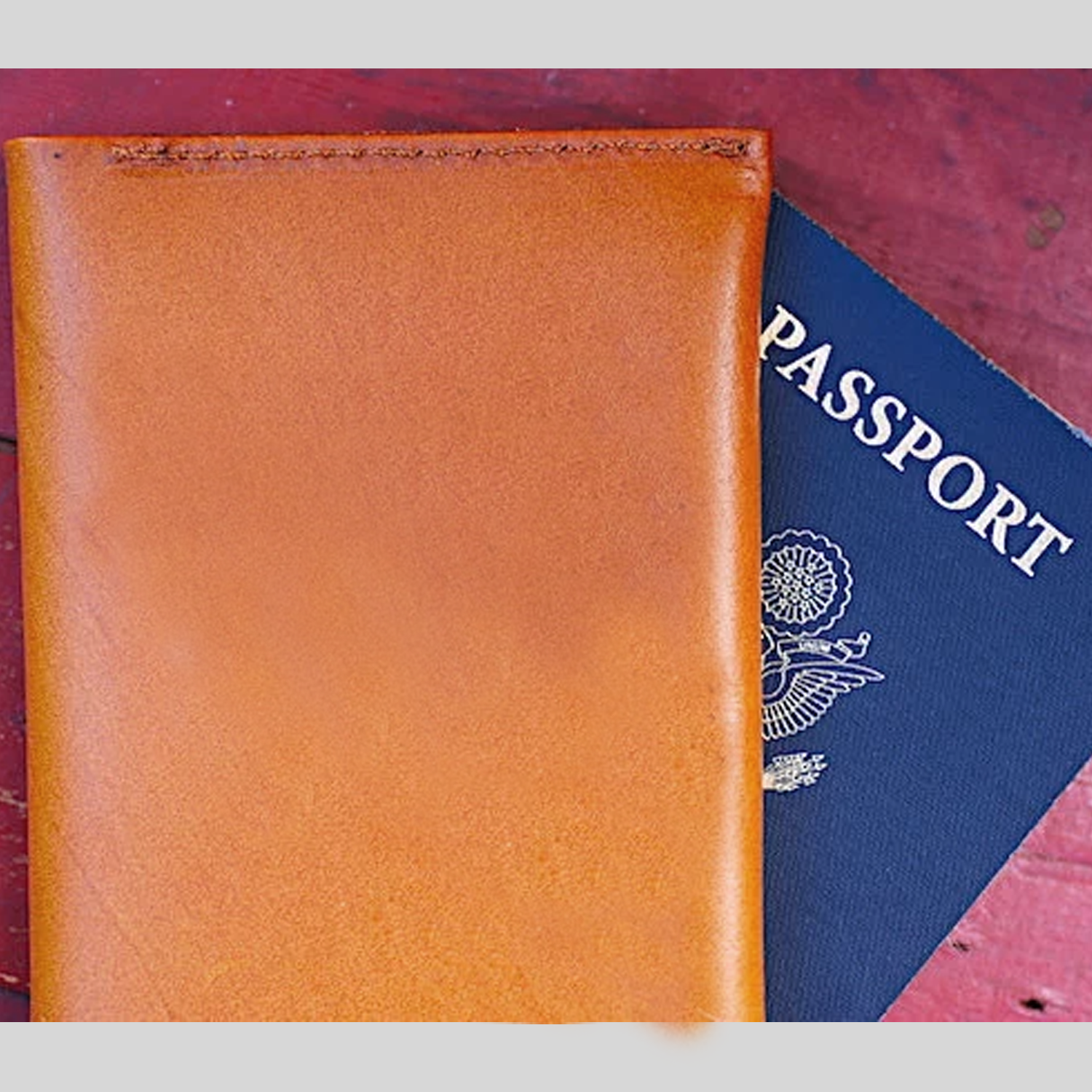 DAUGHTER DAD - I WISH YOU - LEATHER PASSPORT CASE