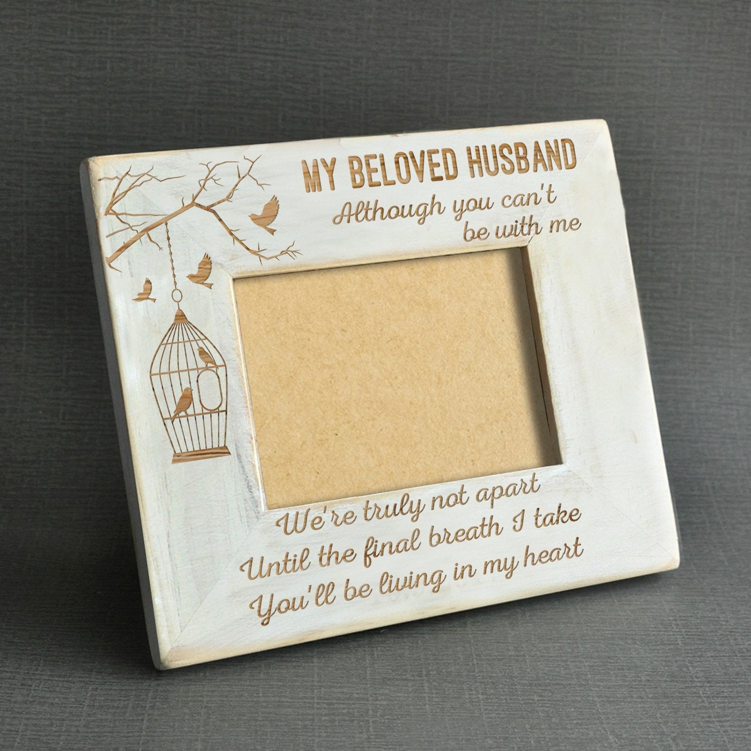 HUSBAND - UNTIL THE FINAL BREATH I TAKE - WOOD FRAME 