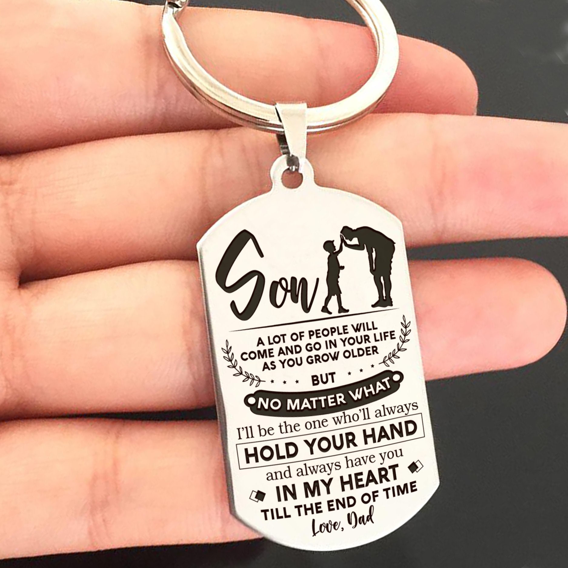 SON DAD - IN YOUR HEART - KEY CHAIN 1