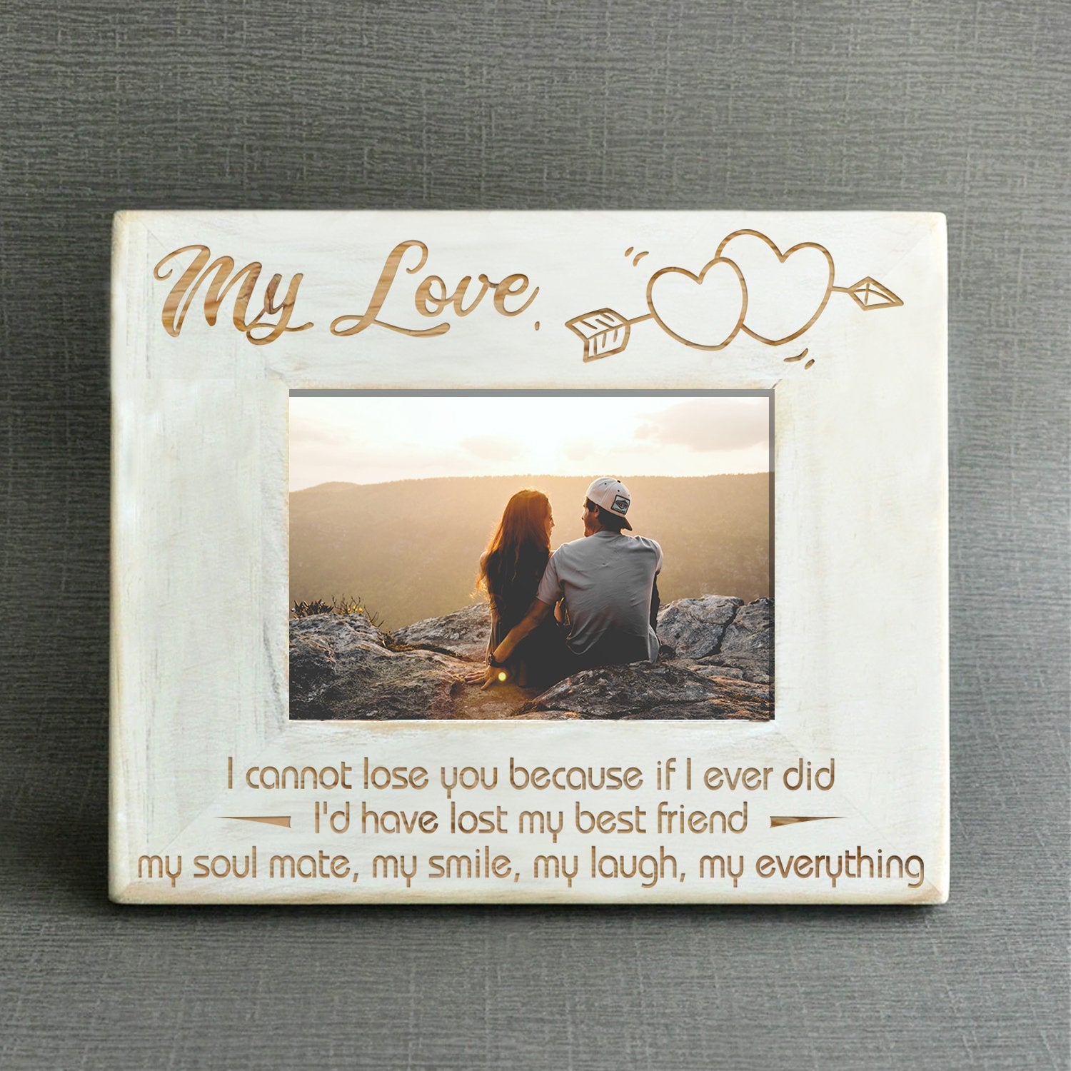 MY LOVE - I CANNOT - WOOD FRAME-A Loves Gift