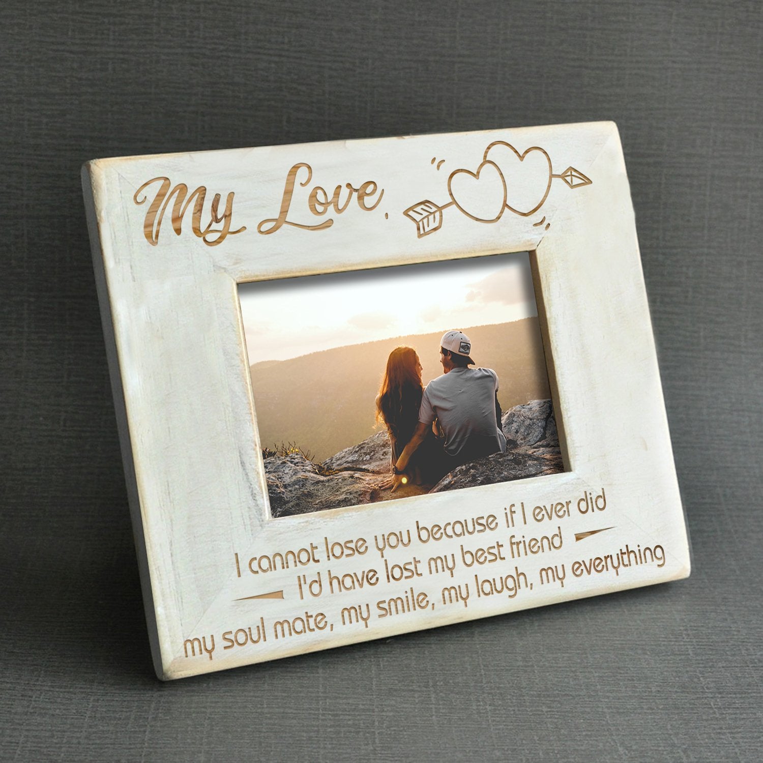 MY LOVE - I CANNOT - WOOD FRAME-A Loves Gift