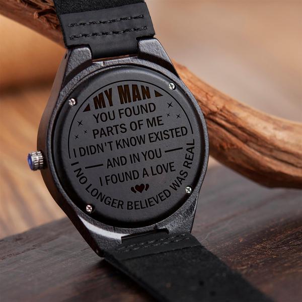 MY MAN - I FOUND A LOVE - WOOD WATCH