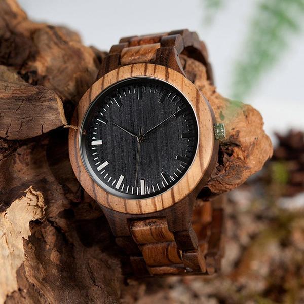 Engraved Full Wooden Watch - Great Gifts For Dad-A Loves Gift