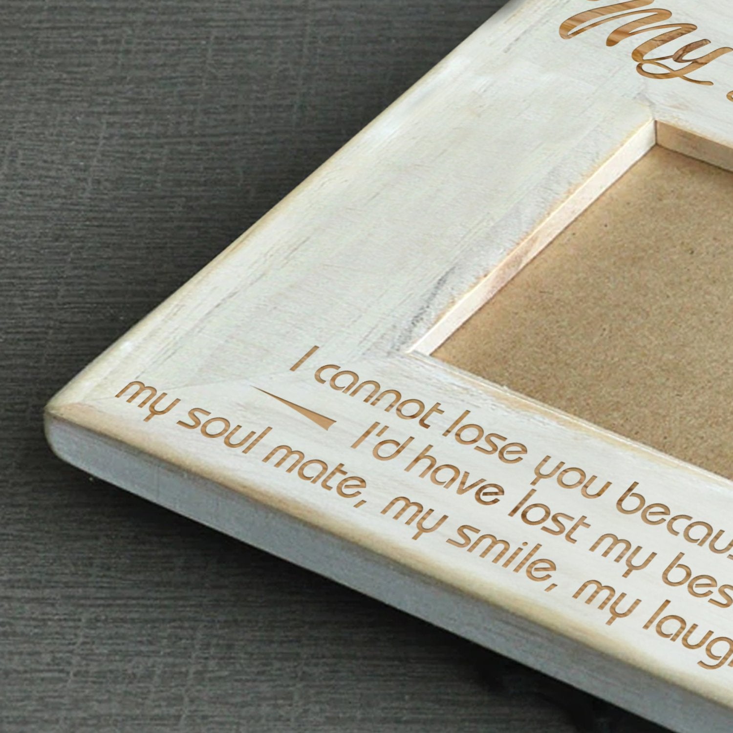 MY LOVE - I CANNOT - WOOD FRAME-A Loves Gift