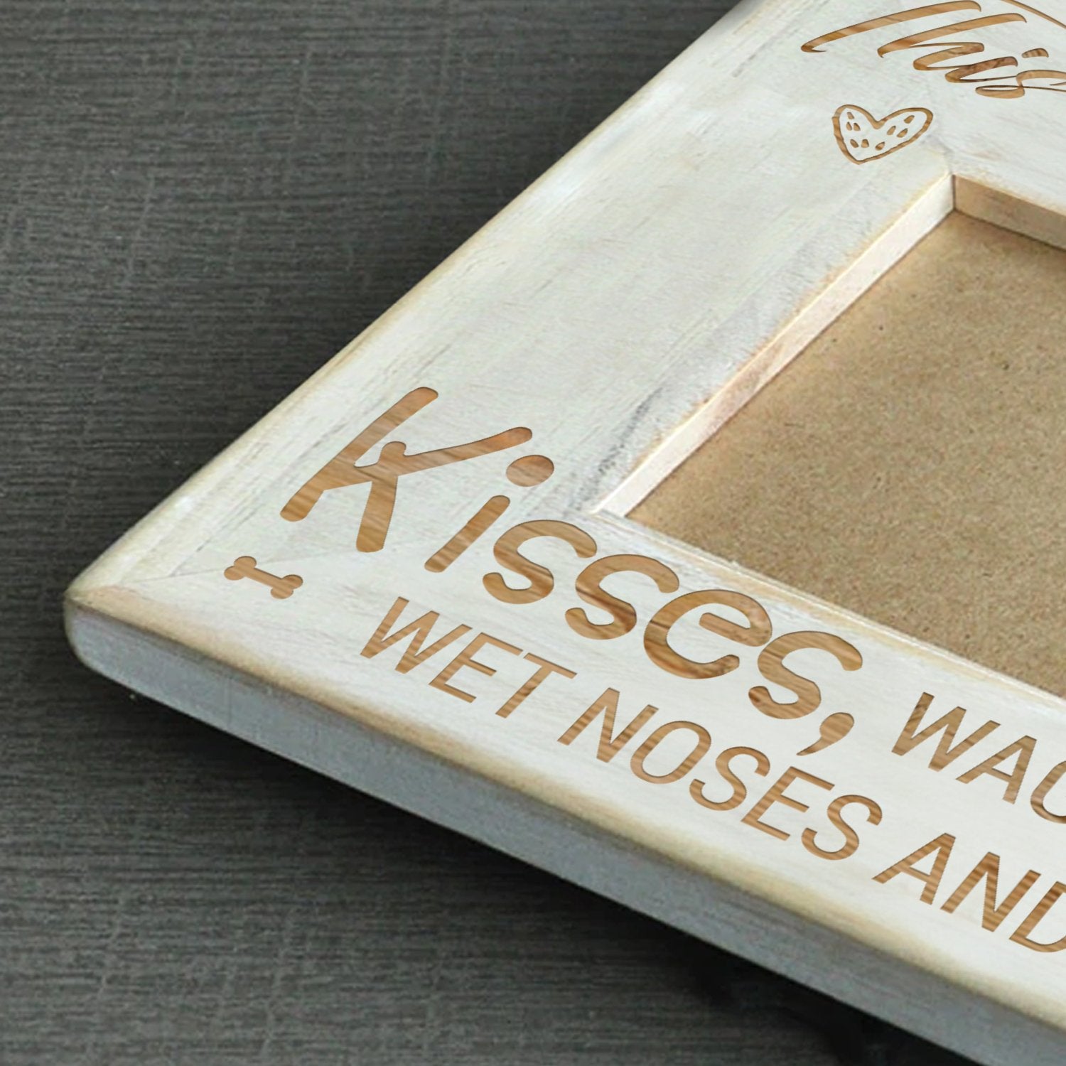 DOG LOVER - WOOD FRAME-A Loves Gift