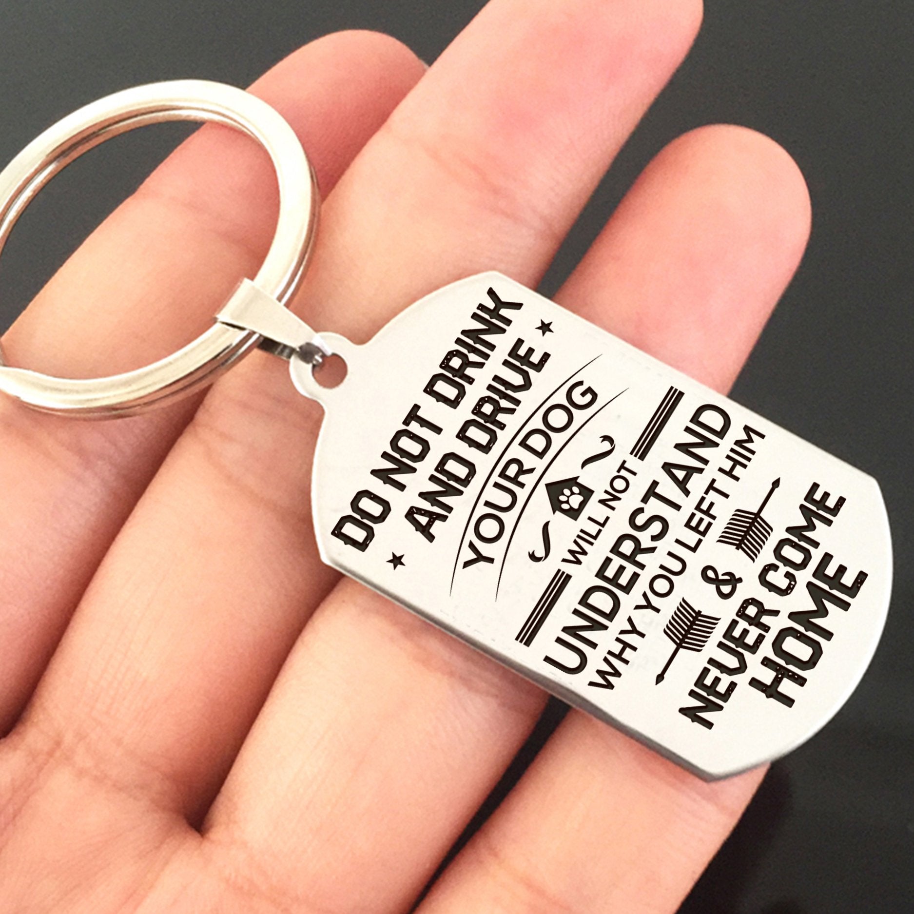 DOG - HIM - KEY CHAIN 1-A Loves Gift