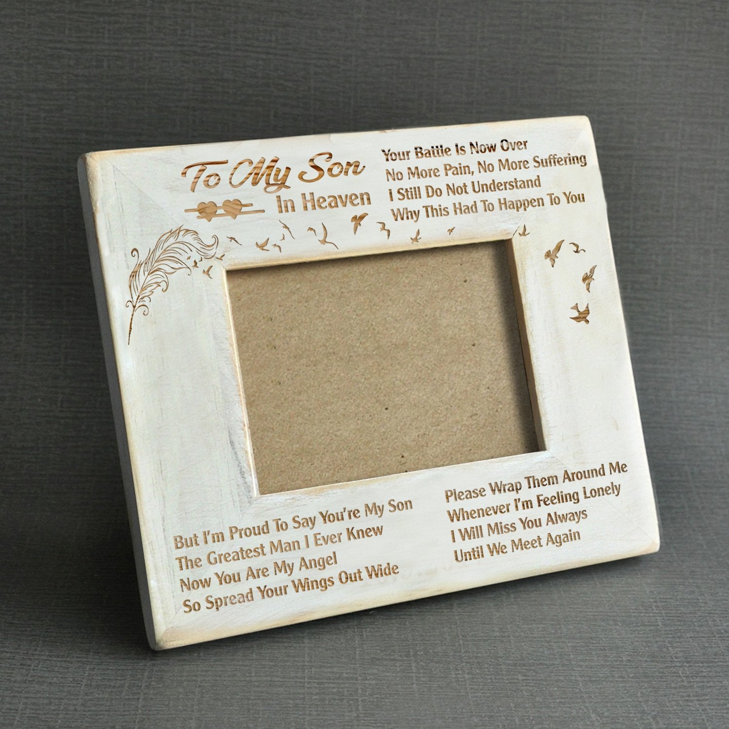 MISSING - YOU'RE MY SON - WOOD FRAME 