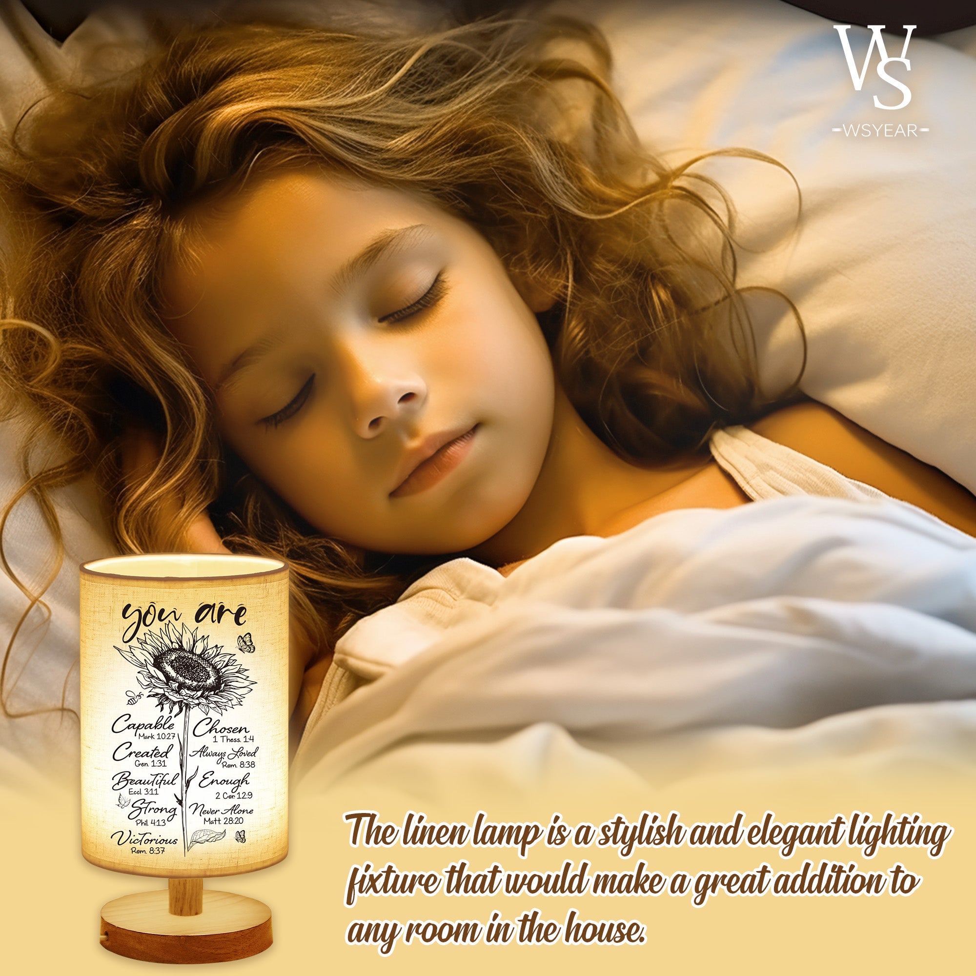 Christian Gifts for Women Sunflower Night Light-A Loves Gift