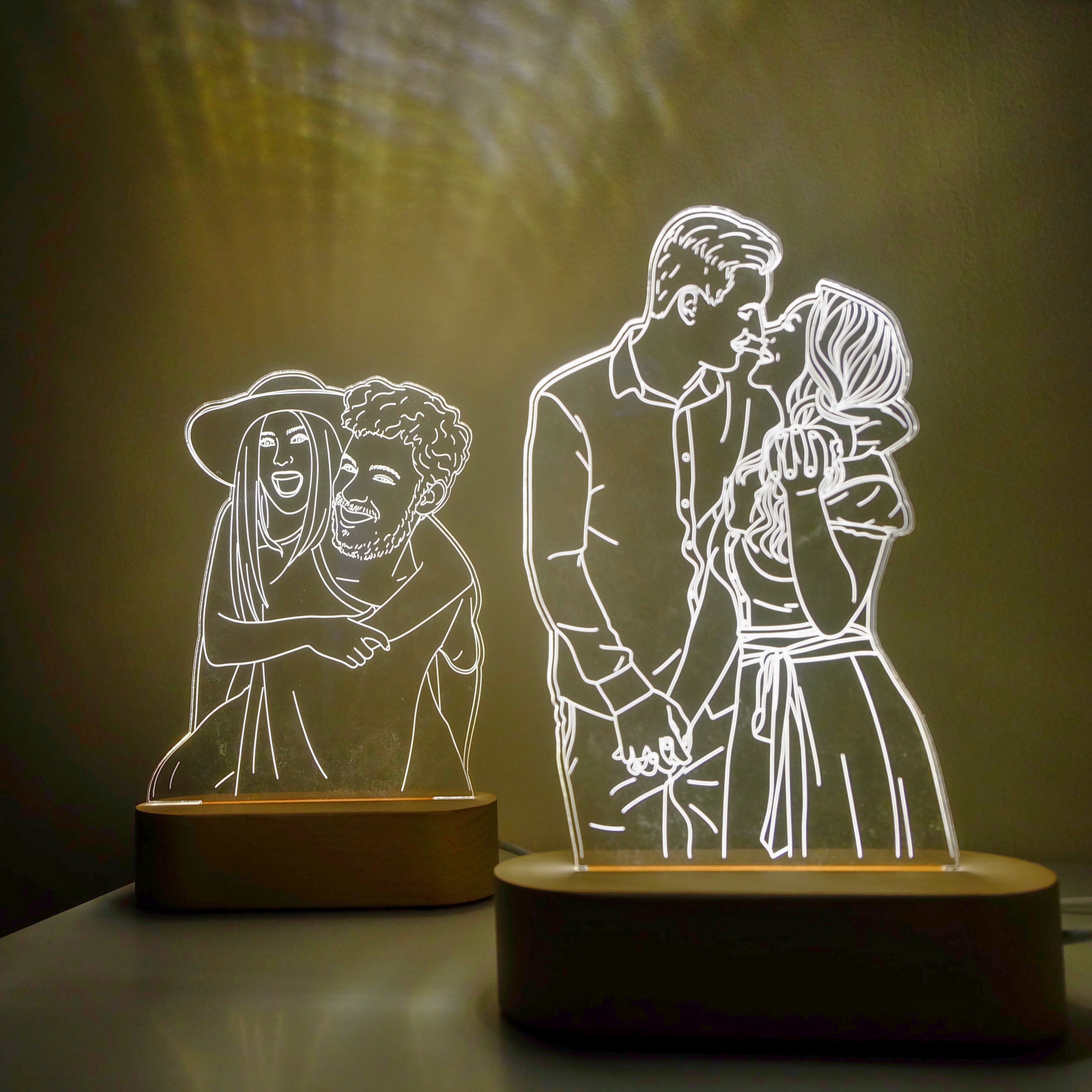 Customized Photo 3D Lamp-A Loves Gift