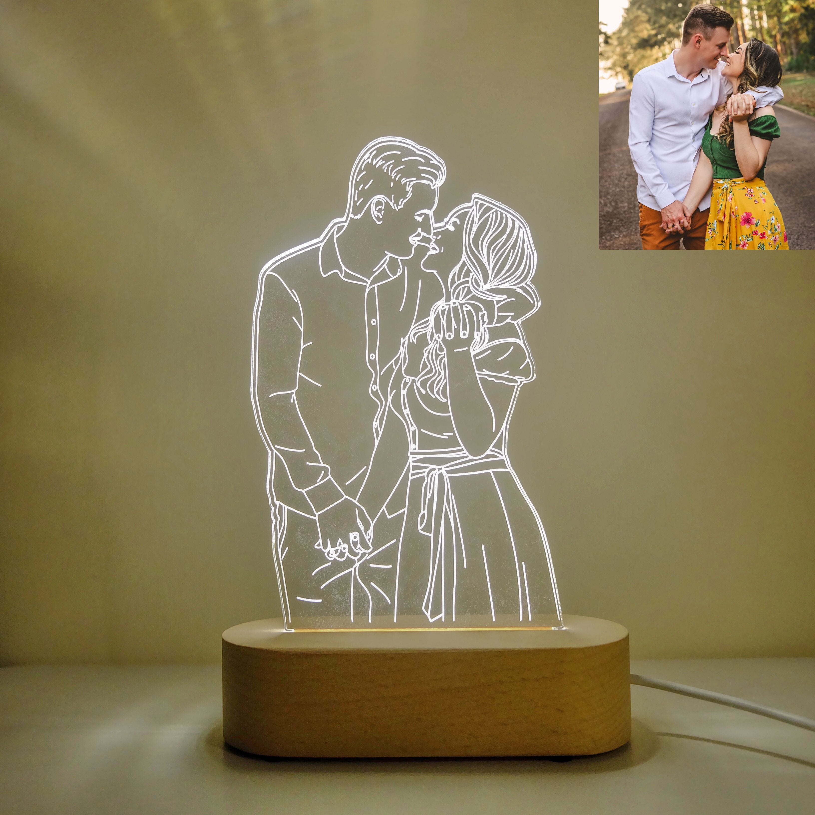 Customized Photo 3D Lamp-A Loves Gift