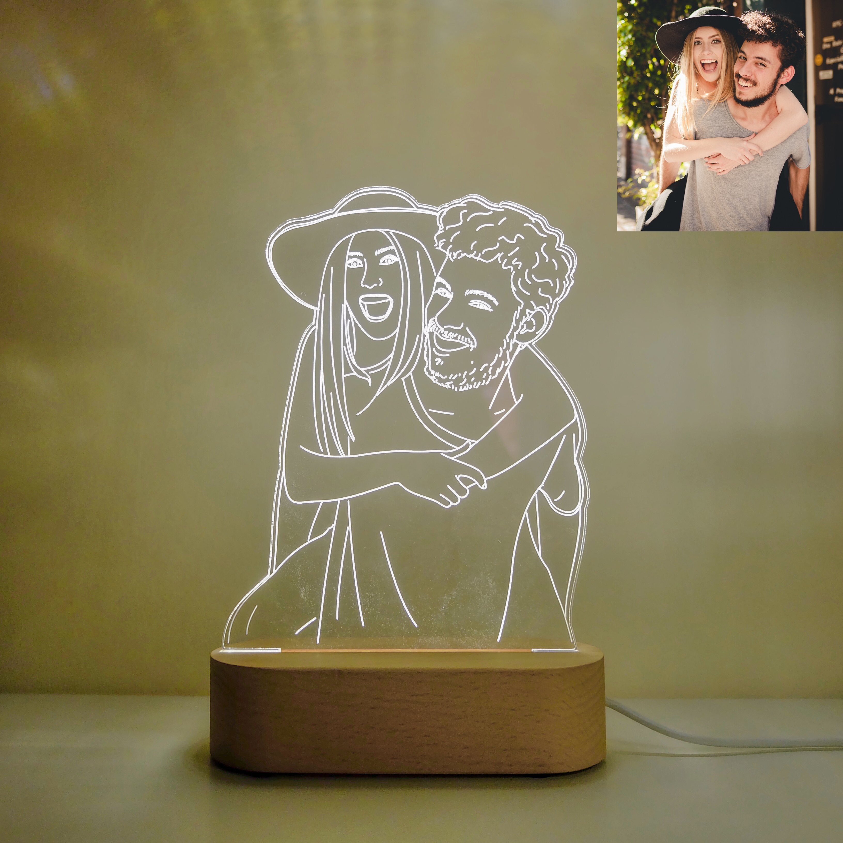 Customized Photo 3D Lamp-A Loves Gift