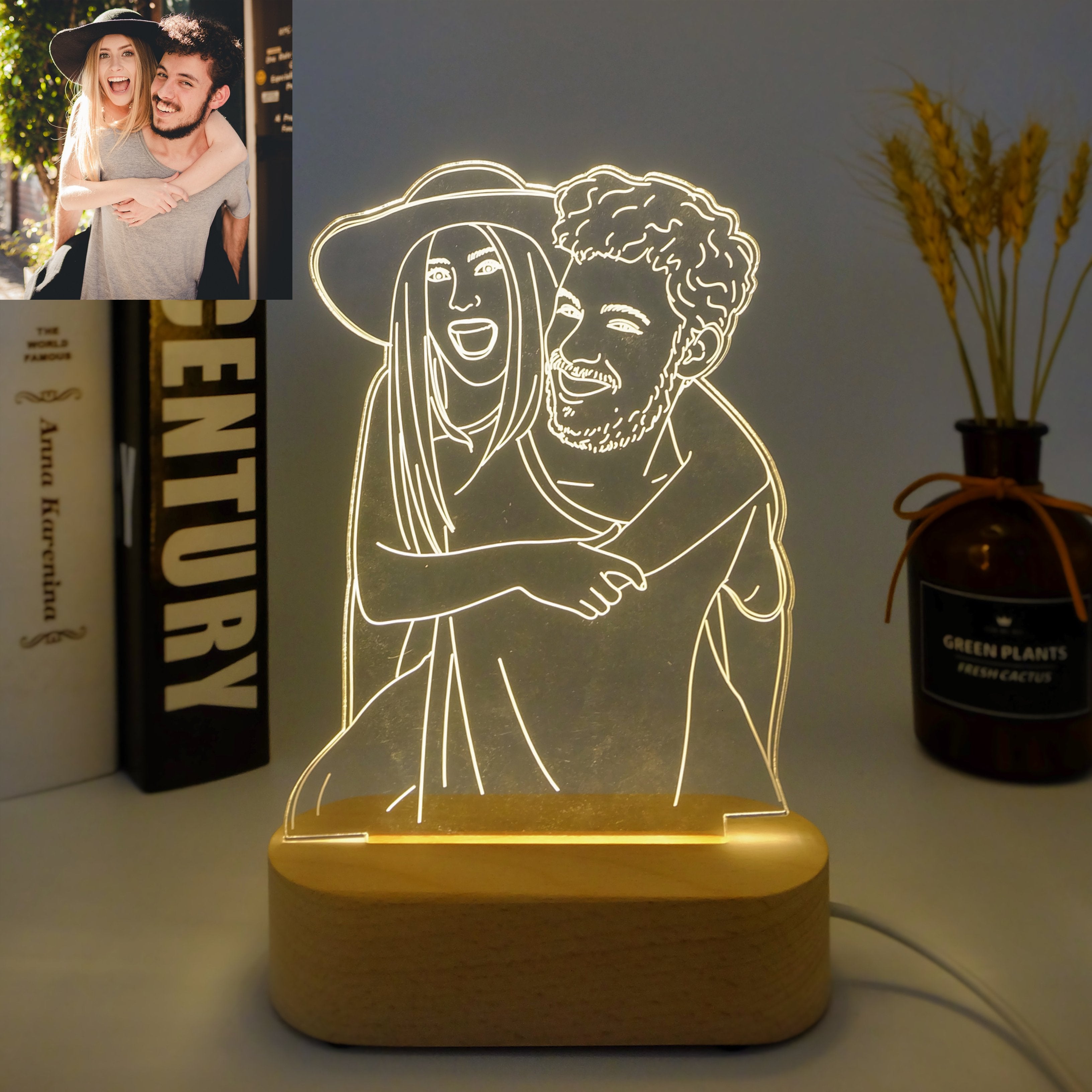 Customized Photo 3D Lamp-A Loves Gift