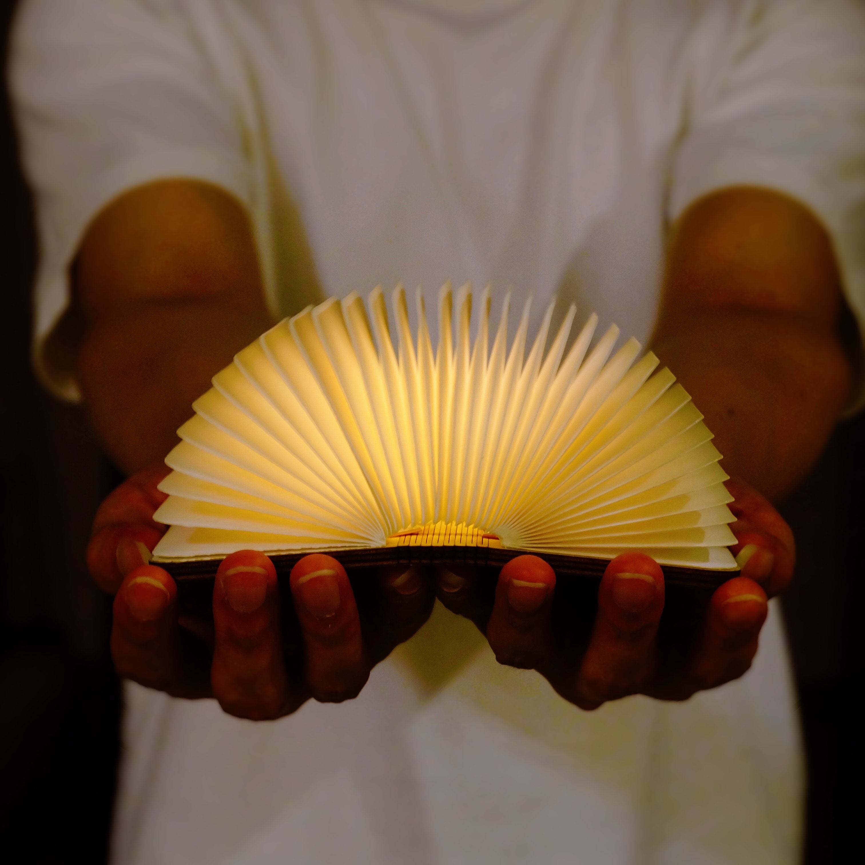 Customized Wooden Book Lamp-A Loves Gift