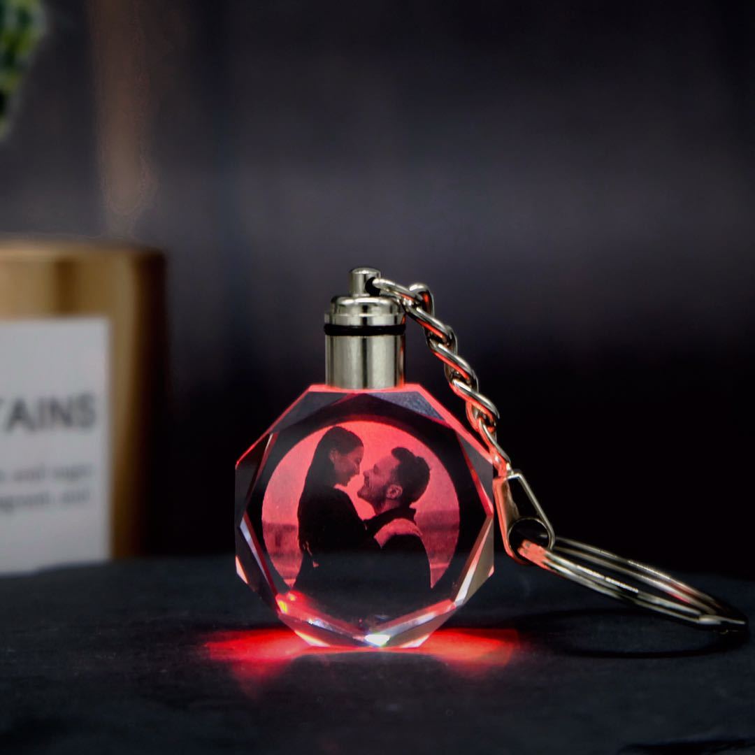 Personalized Crystal Keychain-A Loves Gift