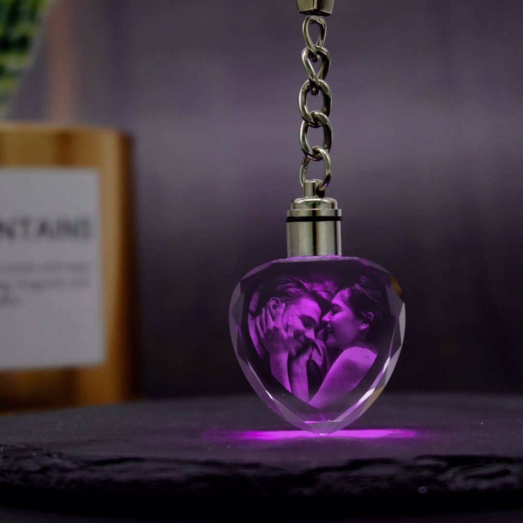 Personalized Crystal Keychain-A Loves Gift