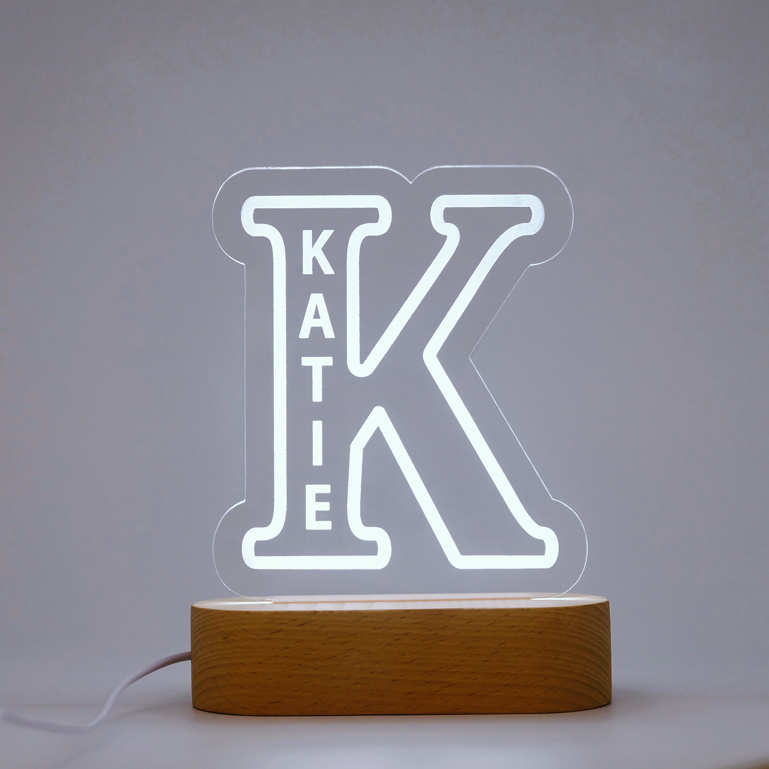 Custom Alphabet Night Lights-A Loves Gift