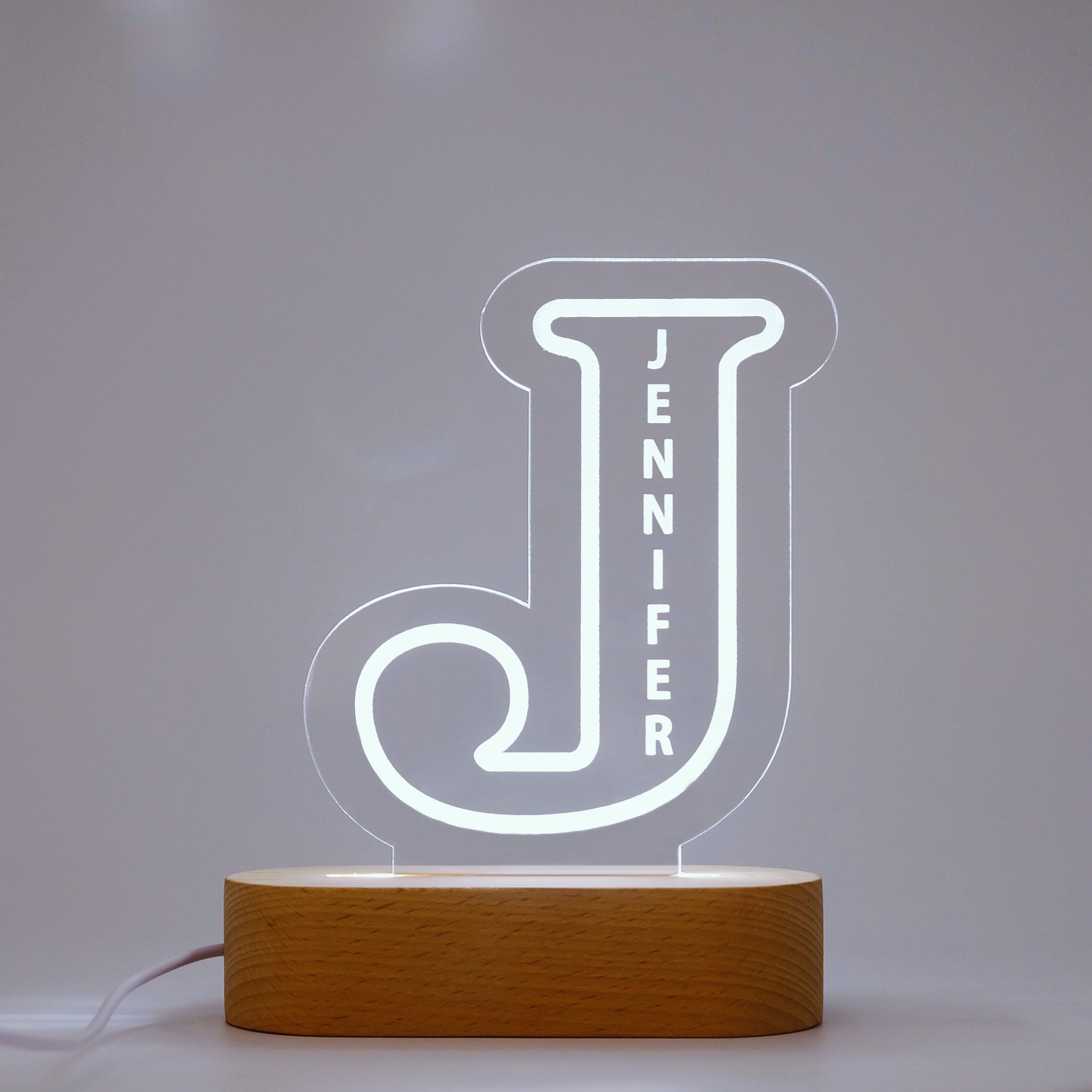 Custom Alphabet Night Lights-A Loves Gift