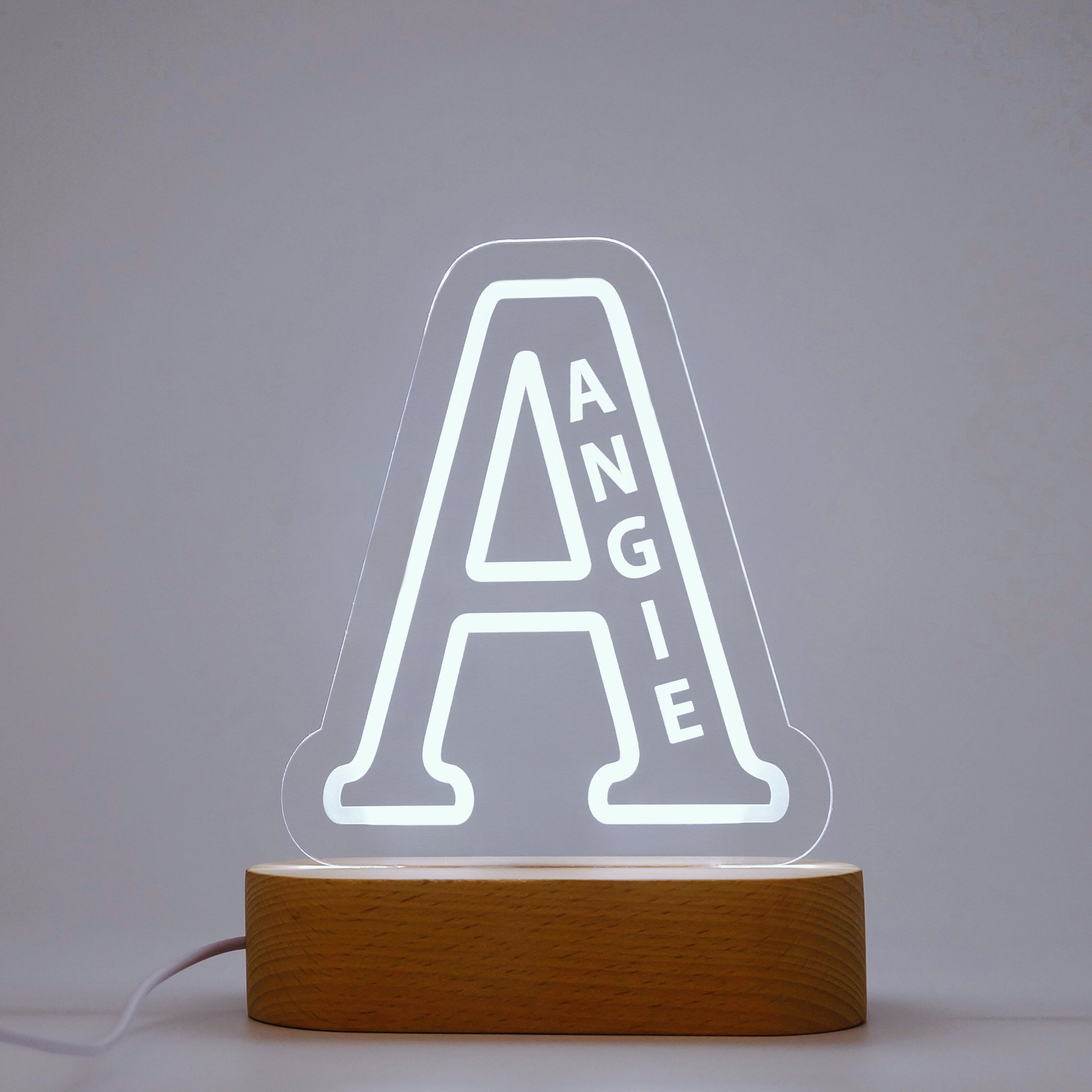 Custom Alphabet Night Lights-A Loves Gift