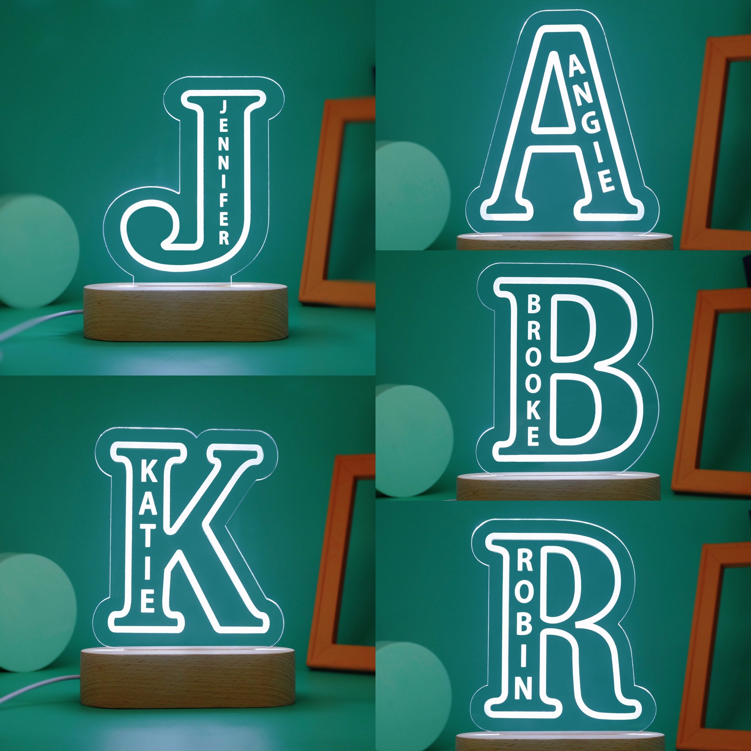 Custom Alphabet Night Lights-A Loves Gift