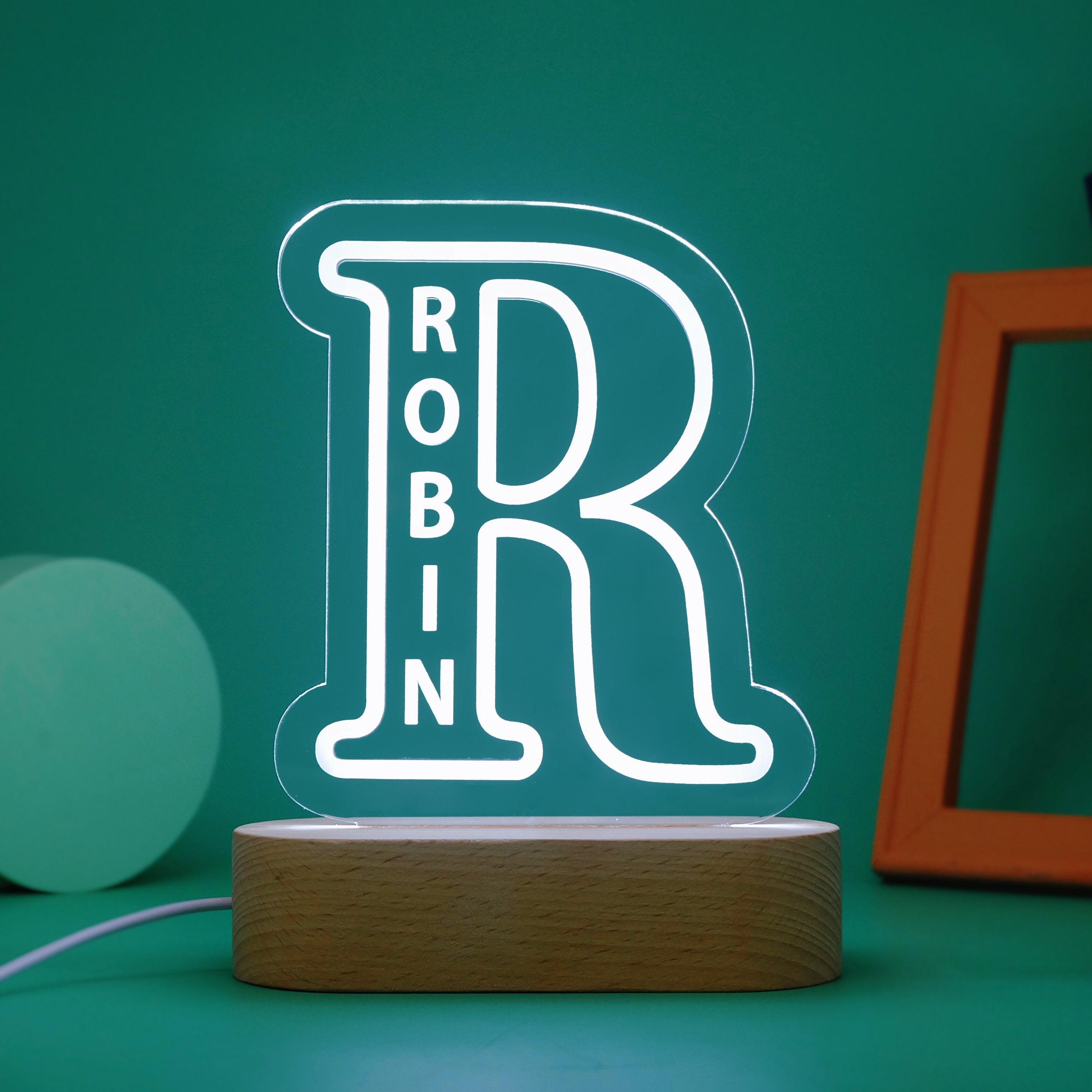 Custom Alphabet Night Lights-A Loves Gift
