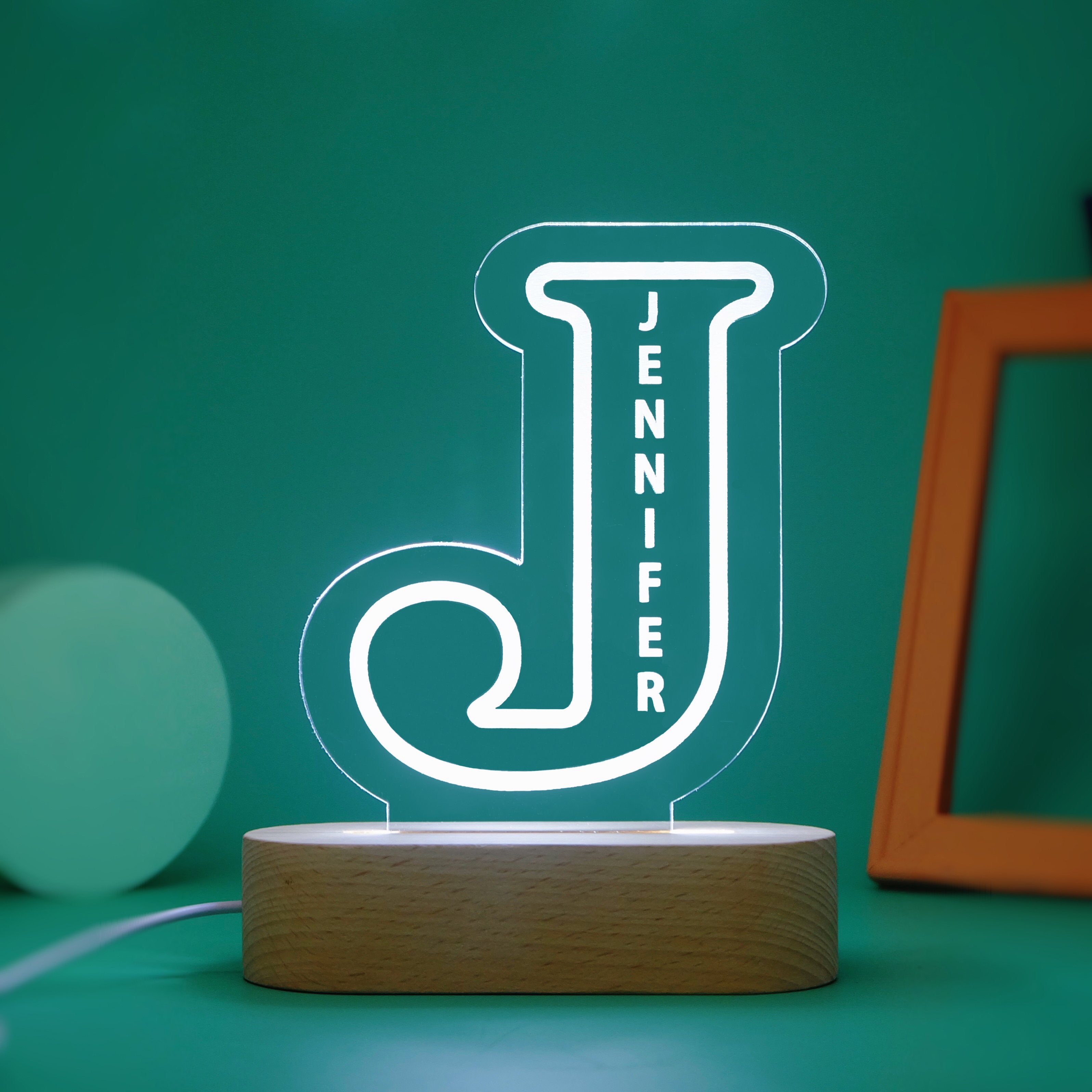 Custom Alphabet Night Lights-A Loves Gift