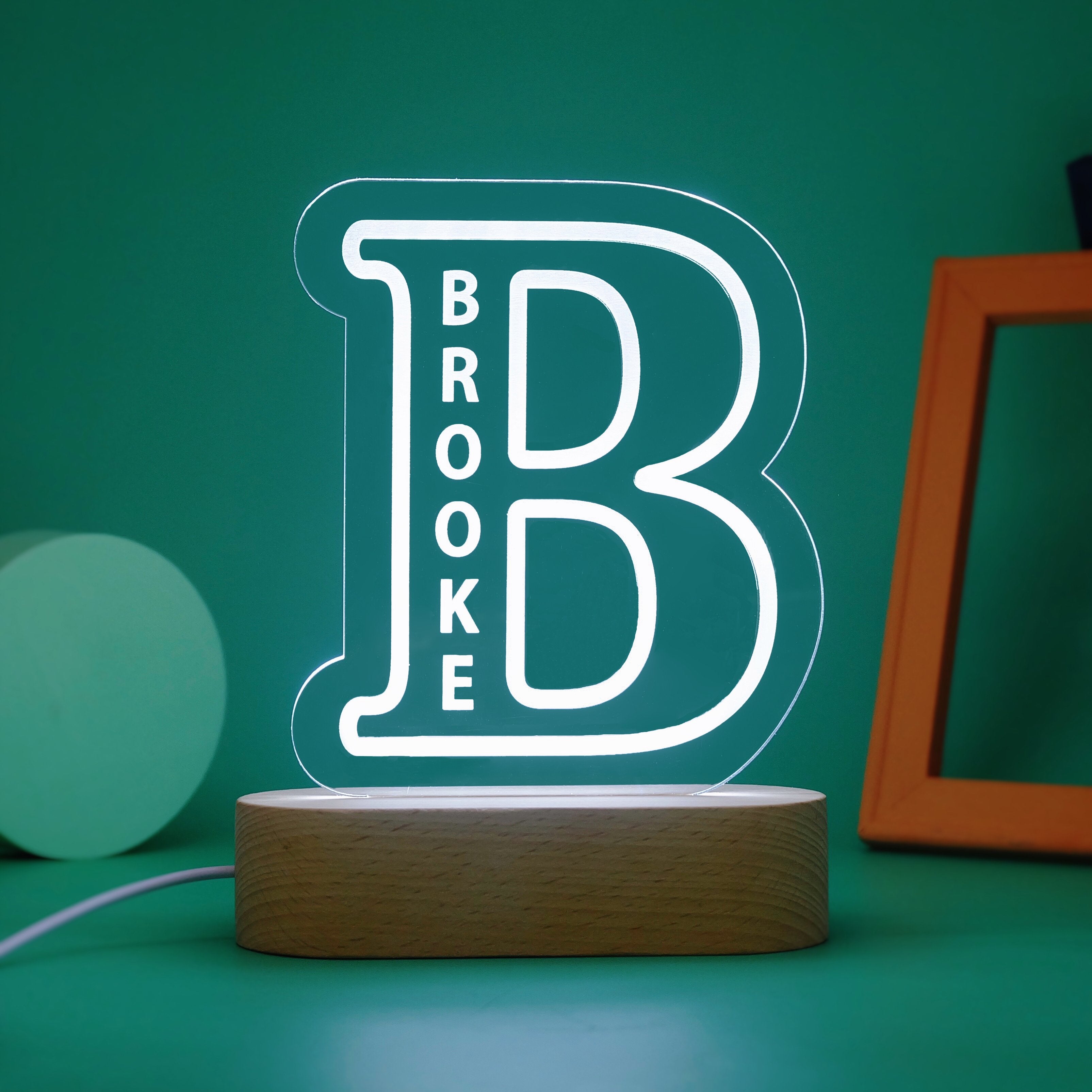 Custom Alphabet Night Lights-A Loves Gift