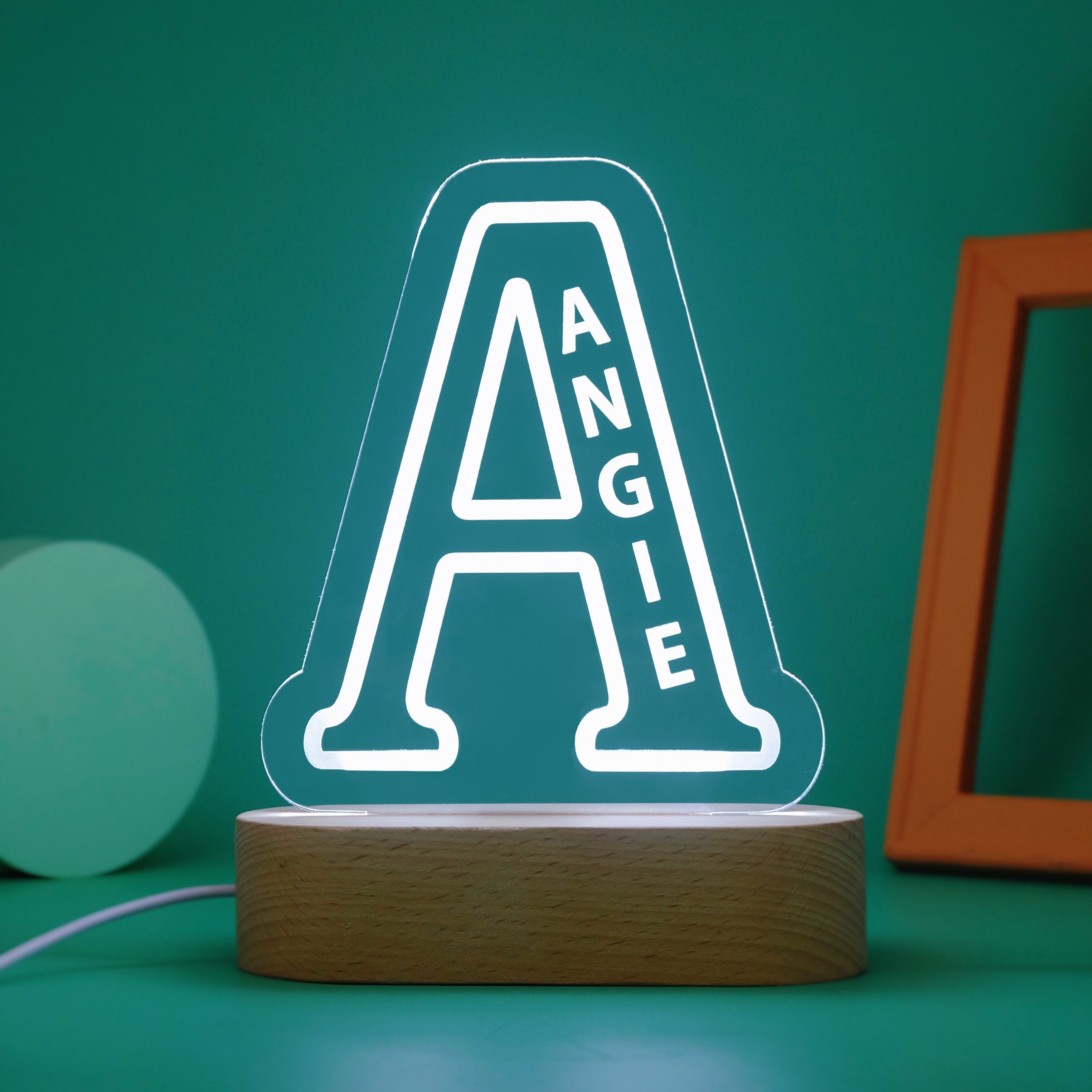 Custom Alphabet Night Lights-A Loves Gift