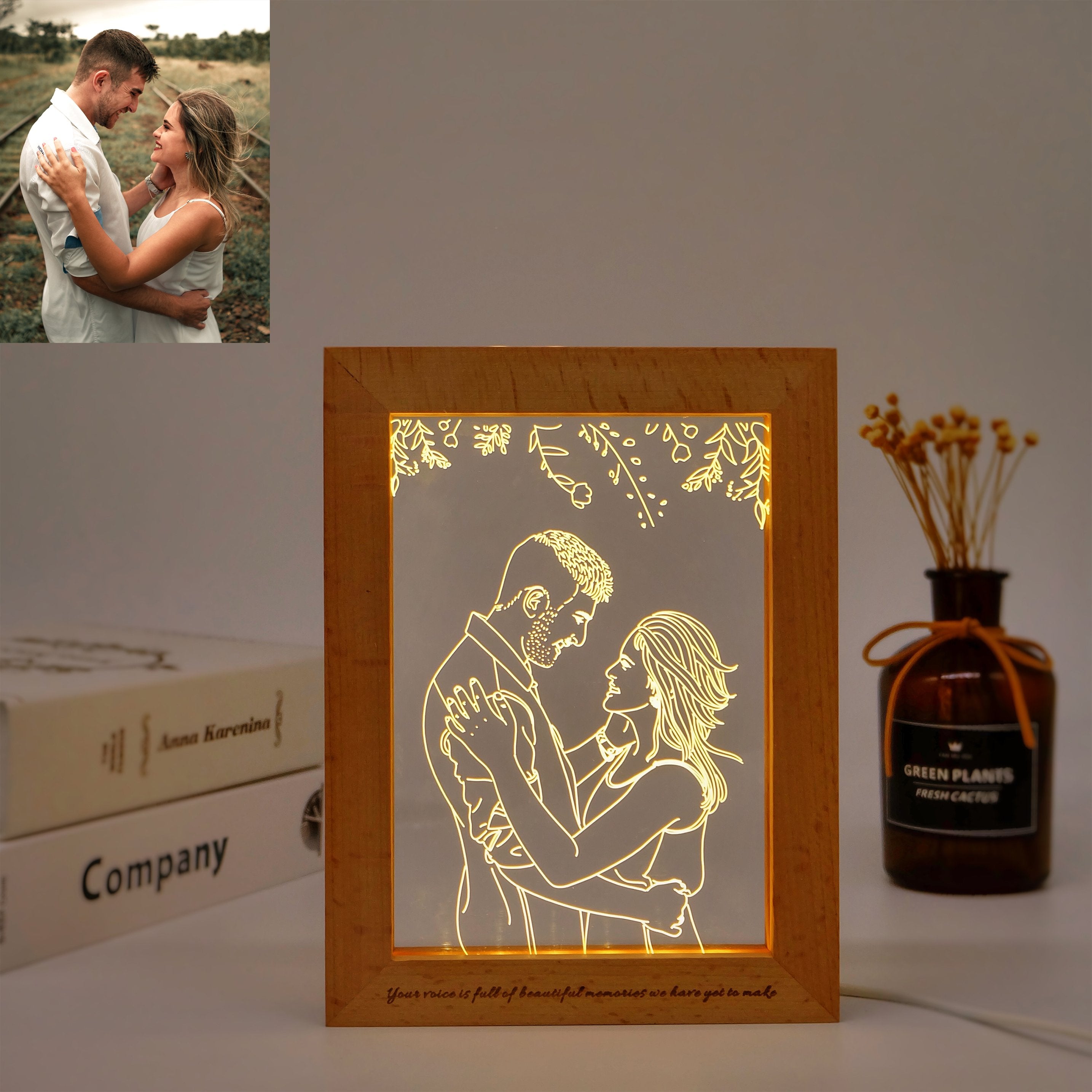 Personalized Custom Photo Frame-A Loves Gift