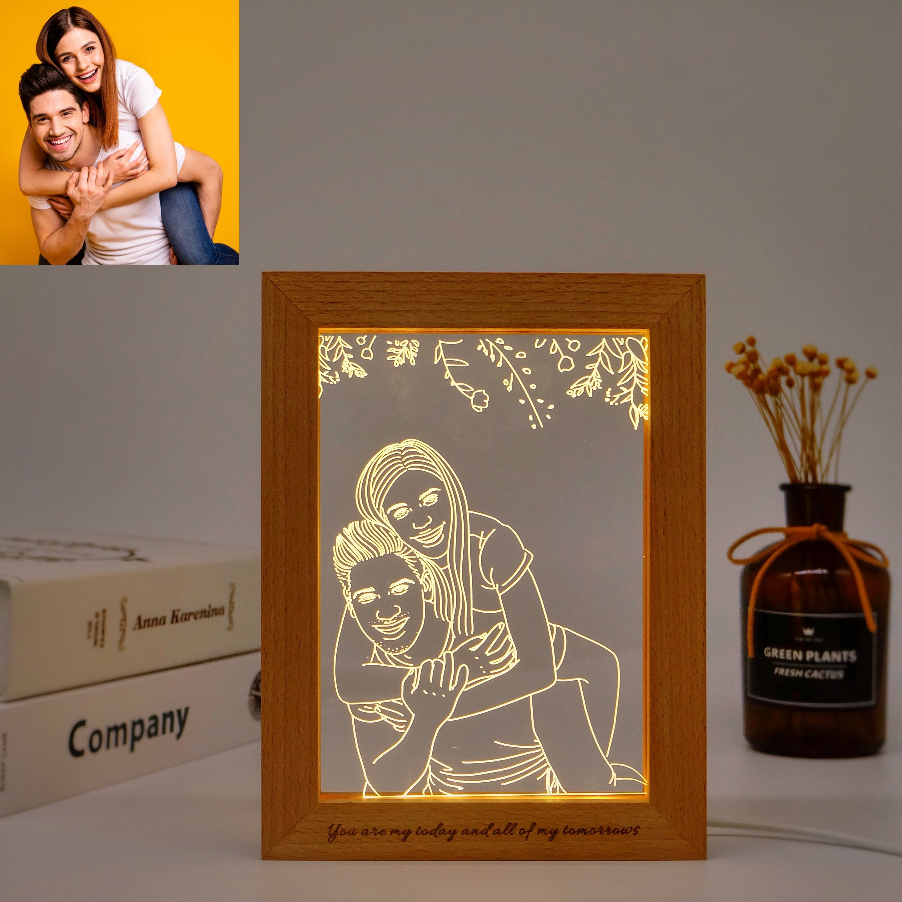 Personalized Custom Photo Frame-A Loves Gift
