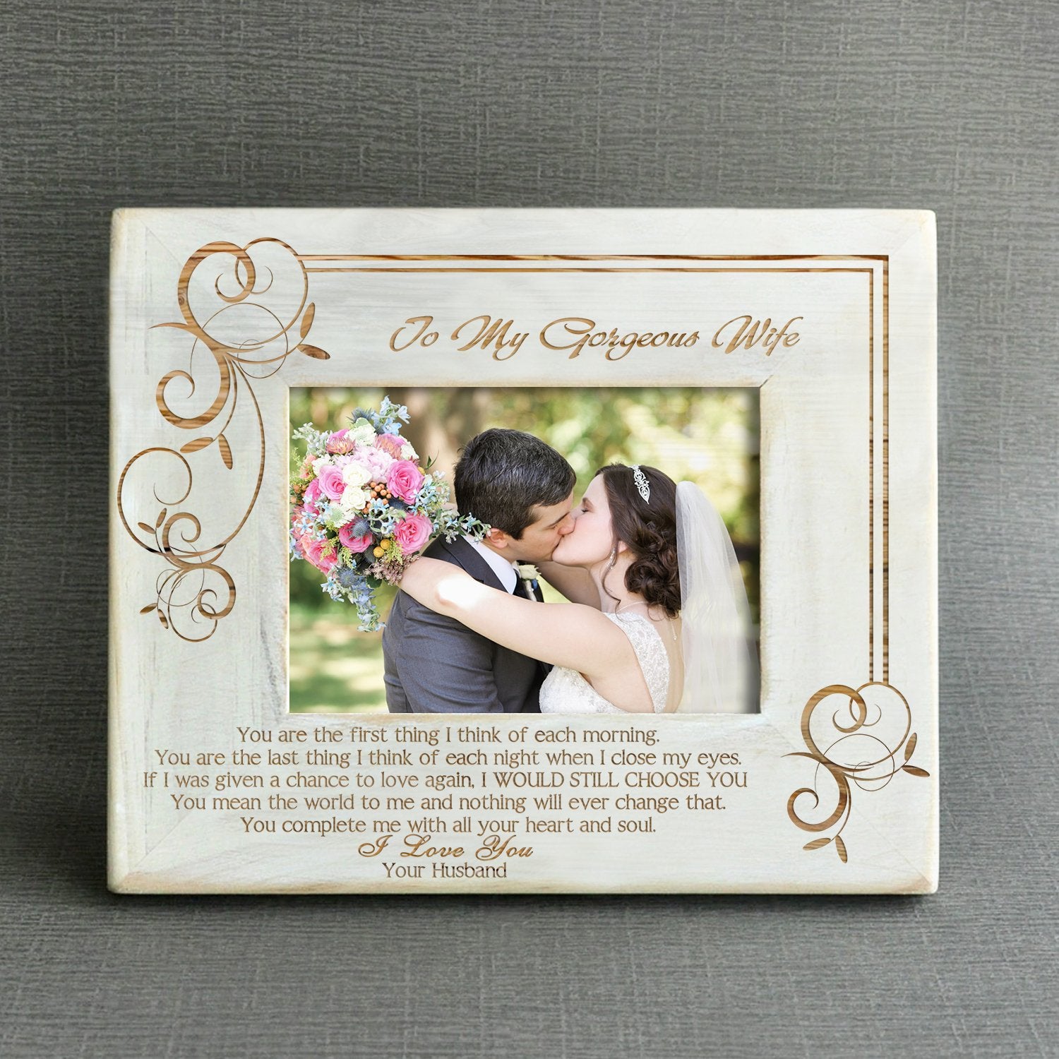 WIFE HUSBAND - I WOULD STILL CHOOSE YOU - WOOD FRAME