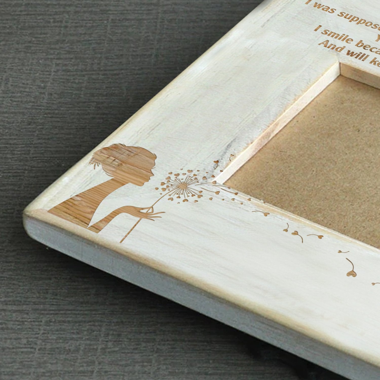 MY ANGEL HUSBAND - YOU SPENT THE REST OF YOUR LIFE WITH ME - WOOD FRAME