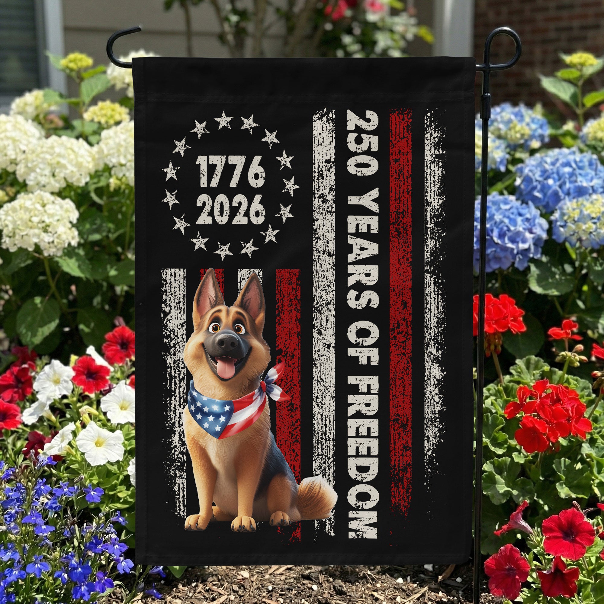 250 Years Of Freedom - Personalized Flag