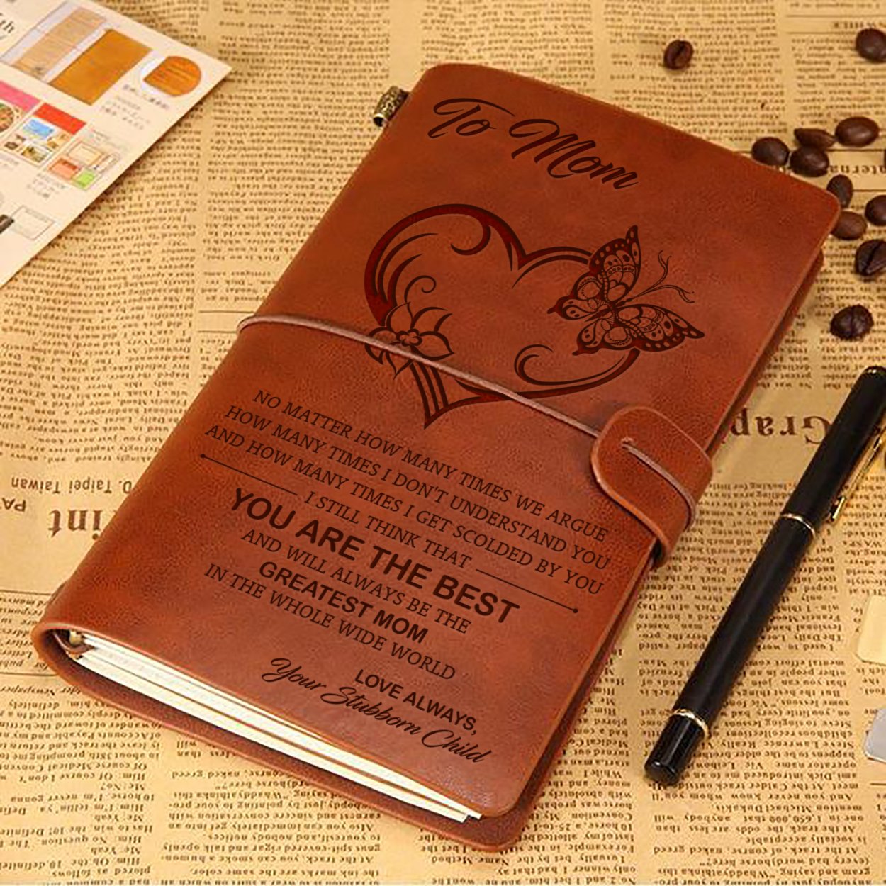 MOM - THE GREATEST MOM - VINTAGE JOURNAL-A Loves Gift