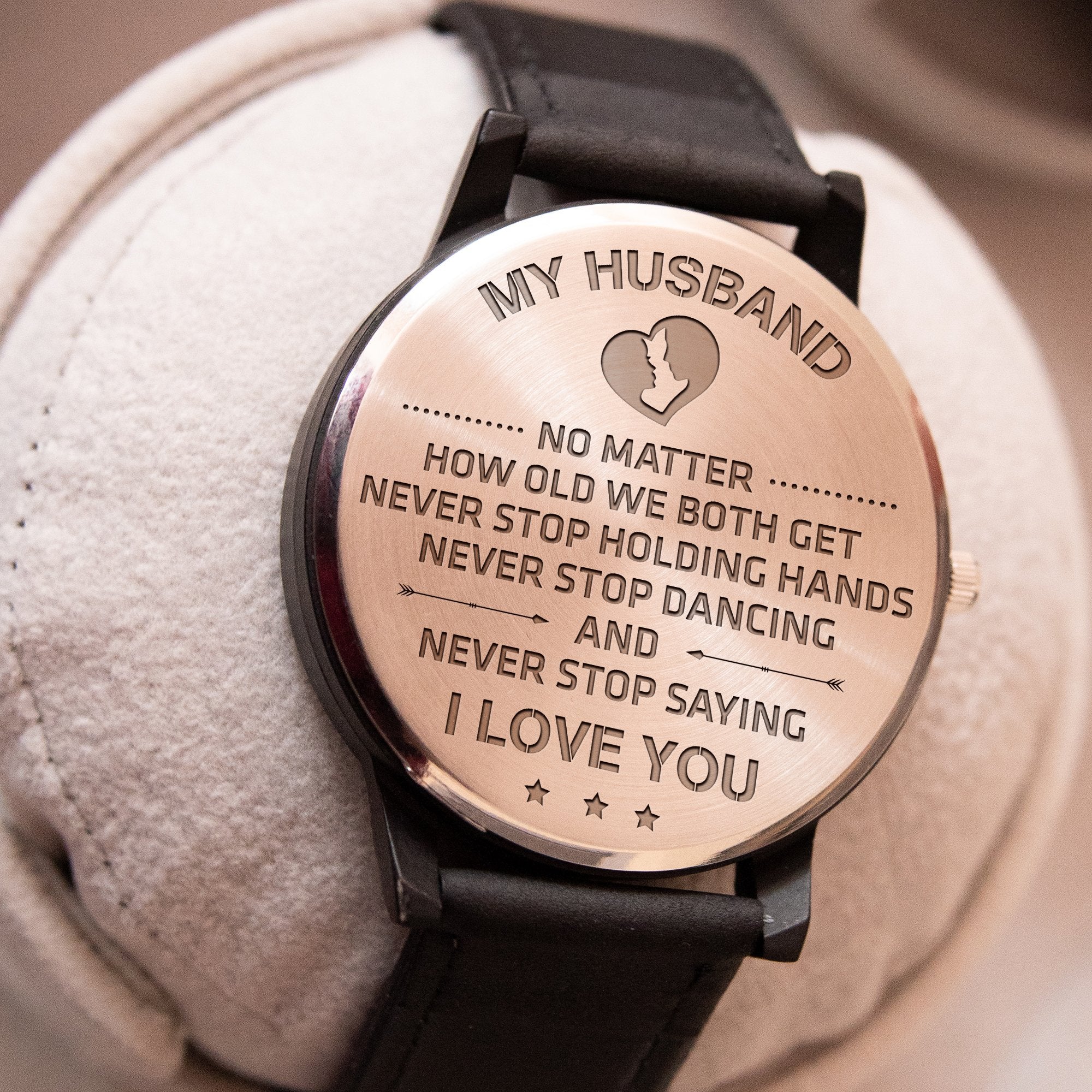 HUSBAND - NEVER STOP HOLDING HANDS - BEE WATCH