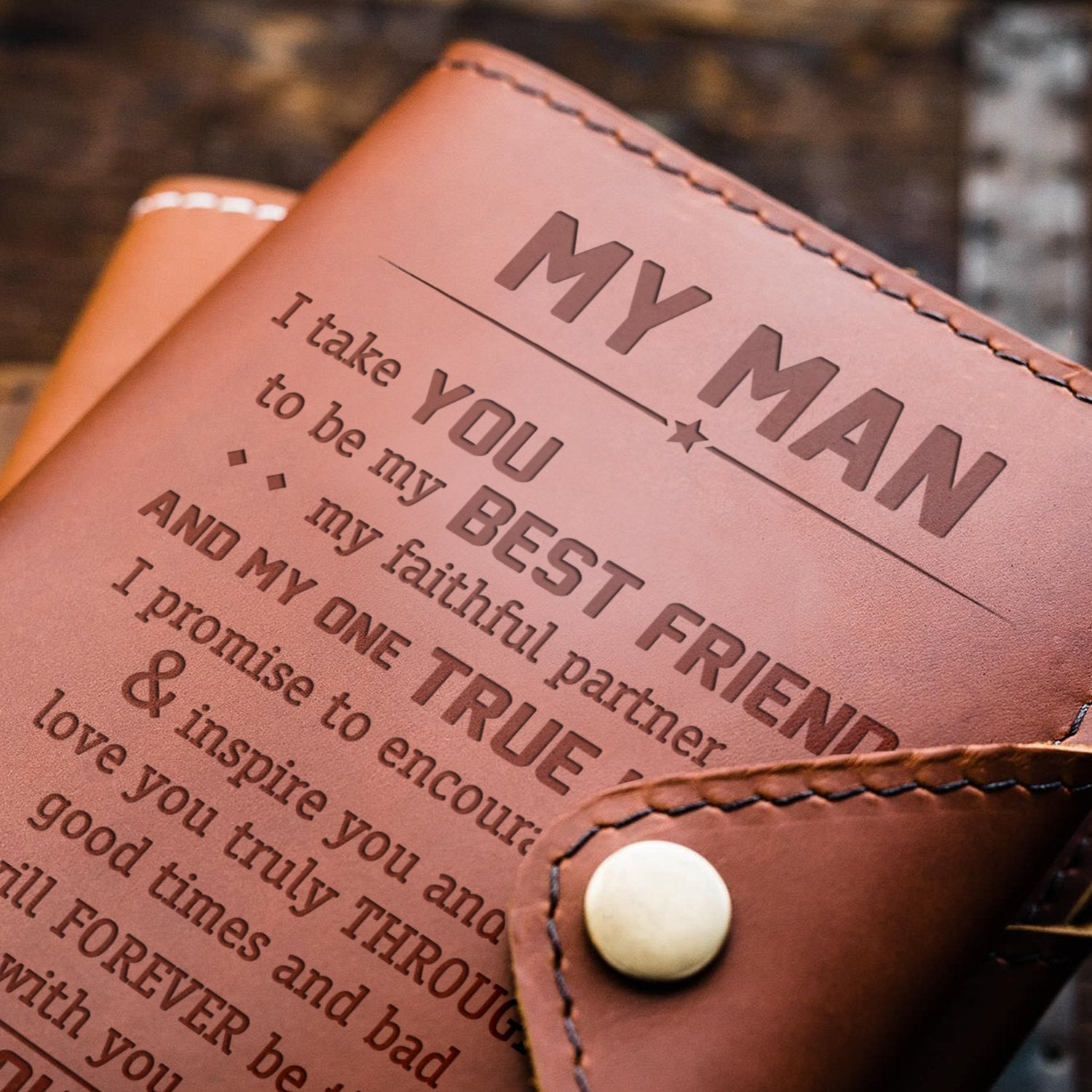 MY MAN - UNCONDITIONALLY - JOURNAL COVER-A Loves Gift