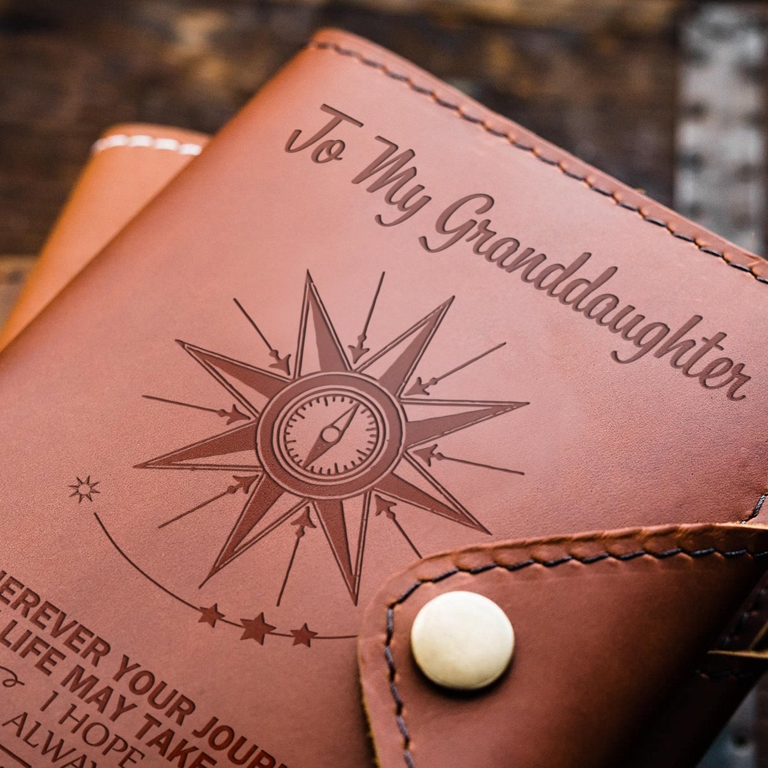 GRANDDAUGHTER GRANDFATHER - ALWAYS BE SAFE - JOURNAL COVER-A Loves Gift