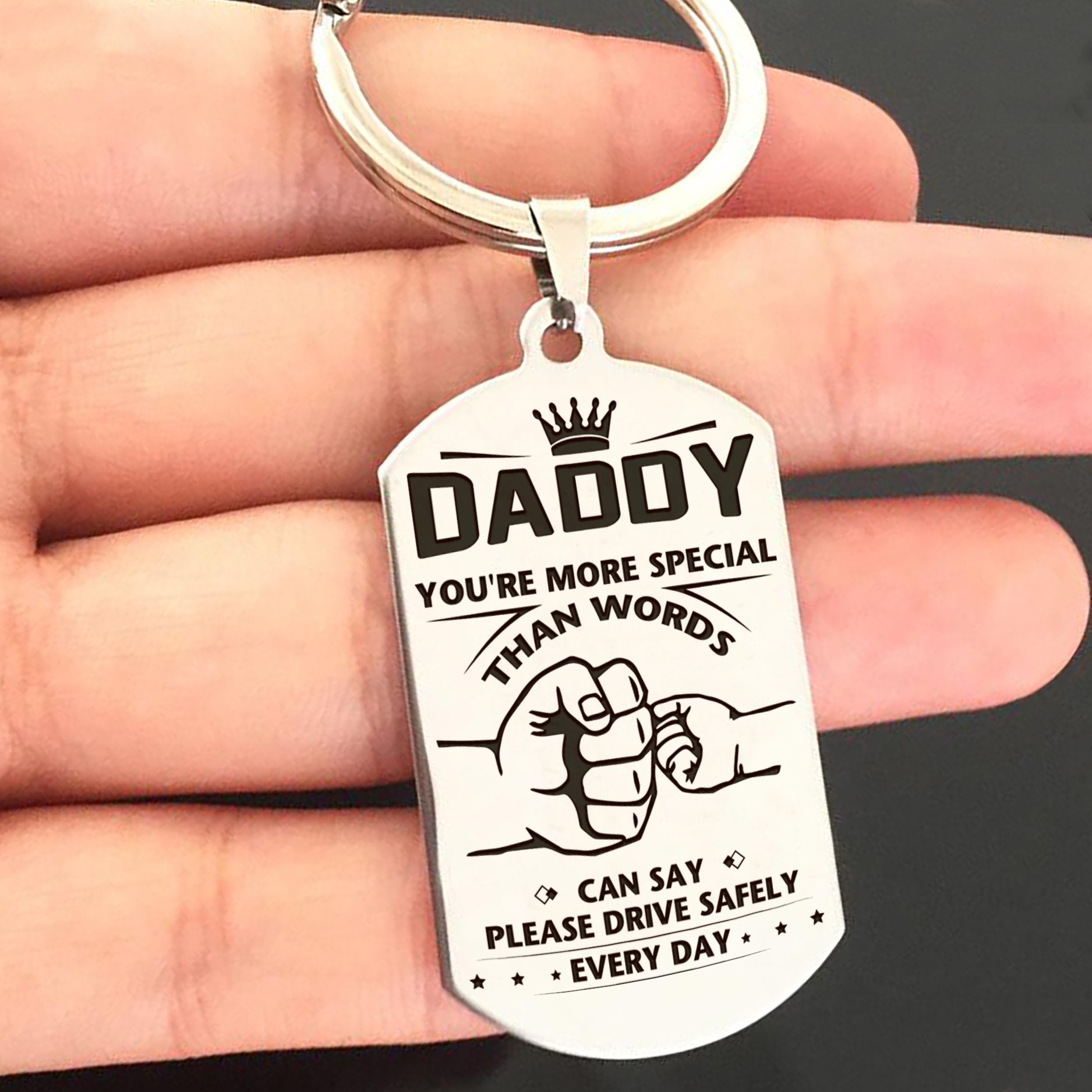 DADDY - DRIVE SAFELY - KEY CHAIN 1