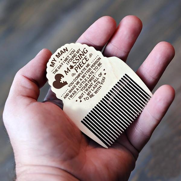 MY MAN - MISSING PIECE - BEARD COMB