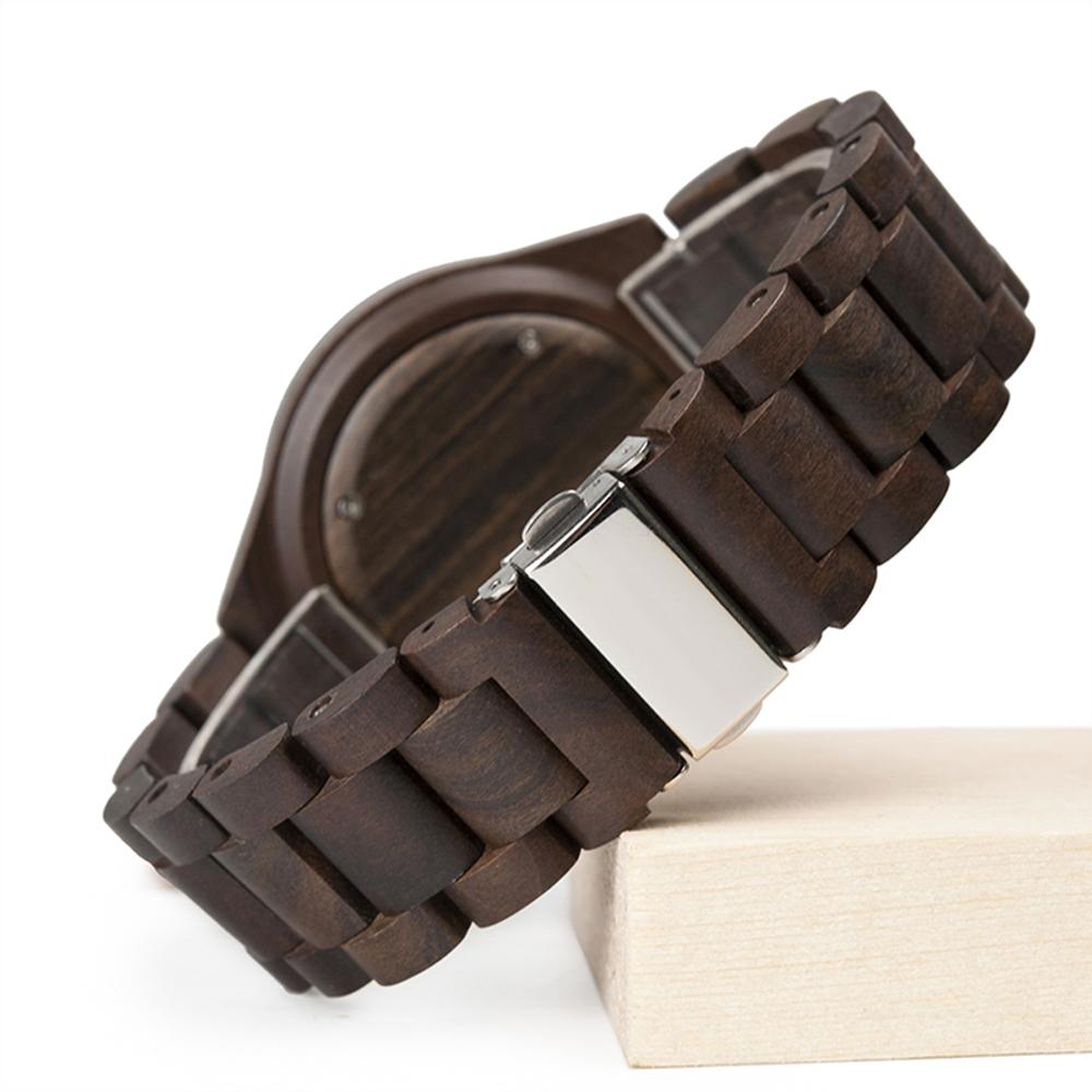 Wooden Wristwatches For Men - Personalize Wooden Watch-A Loves Gift