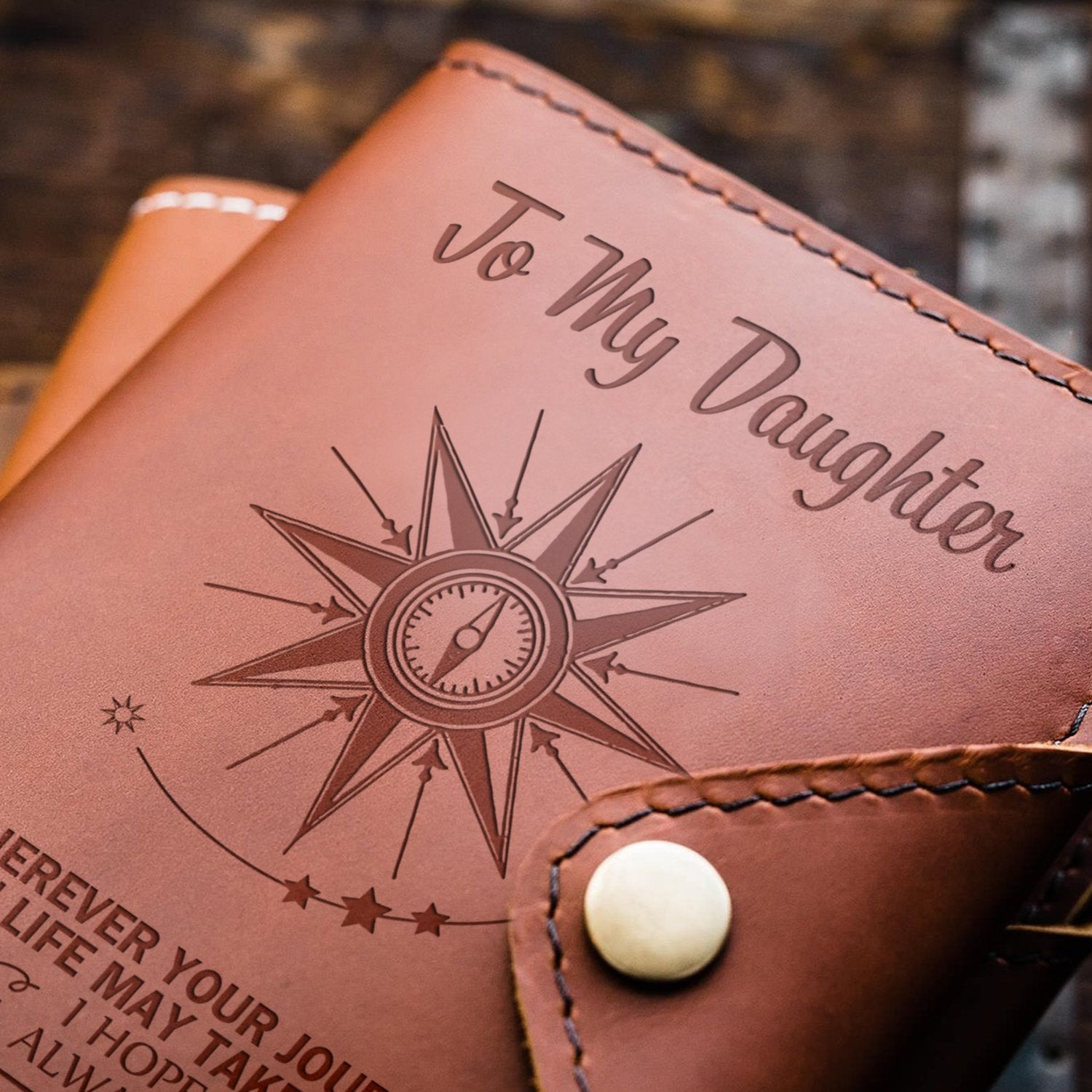 DAUGHTER MOM - ALWAYS BE SAFE - JOURNAL COVER-A Loves Gift