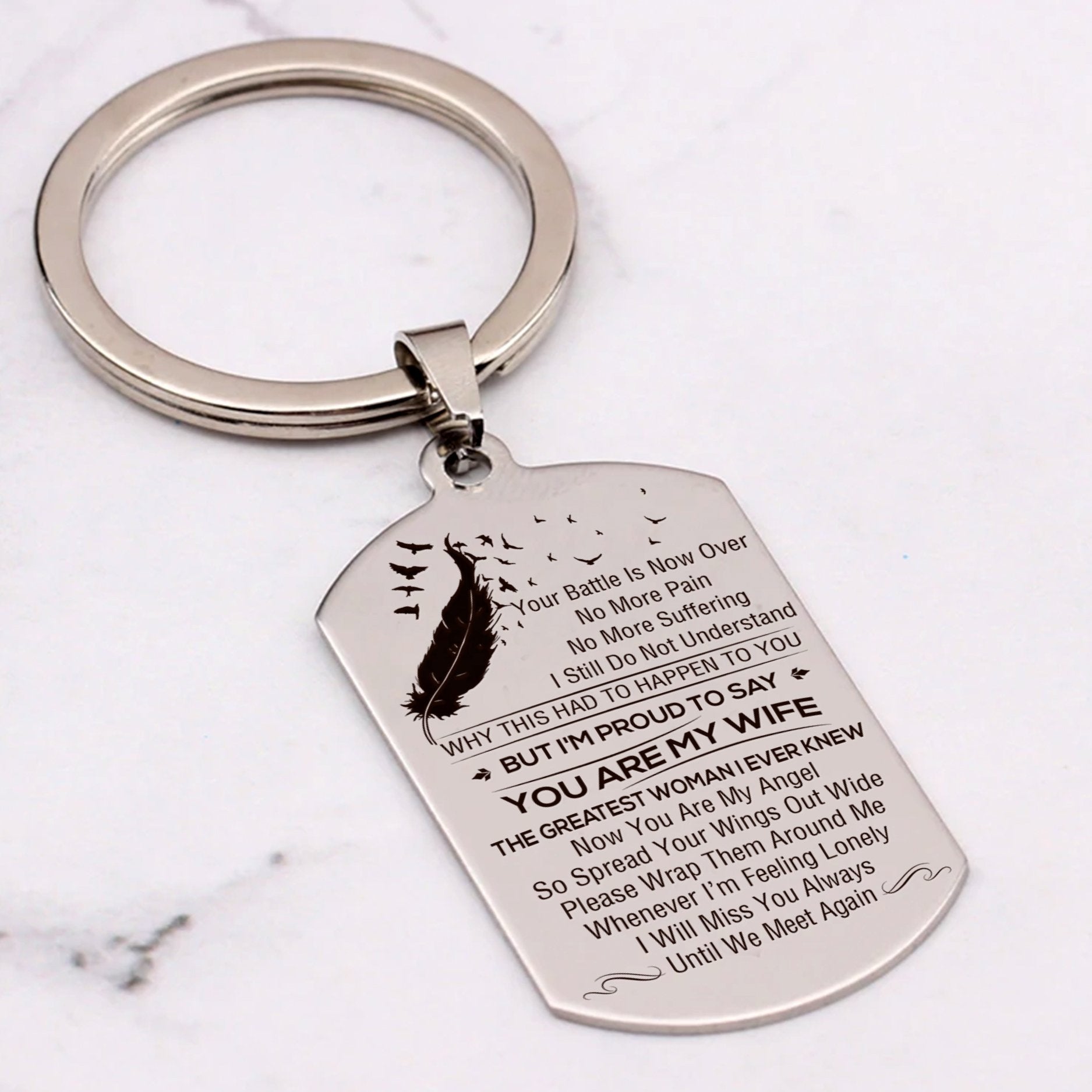 WIDOWER - THE GREATEST WOMAN - KEY CHAIN 1-A Loves Gift