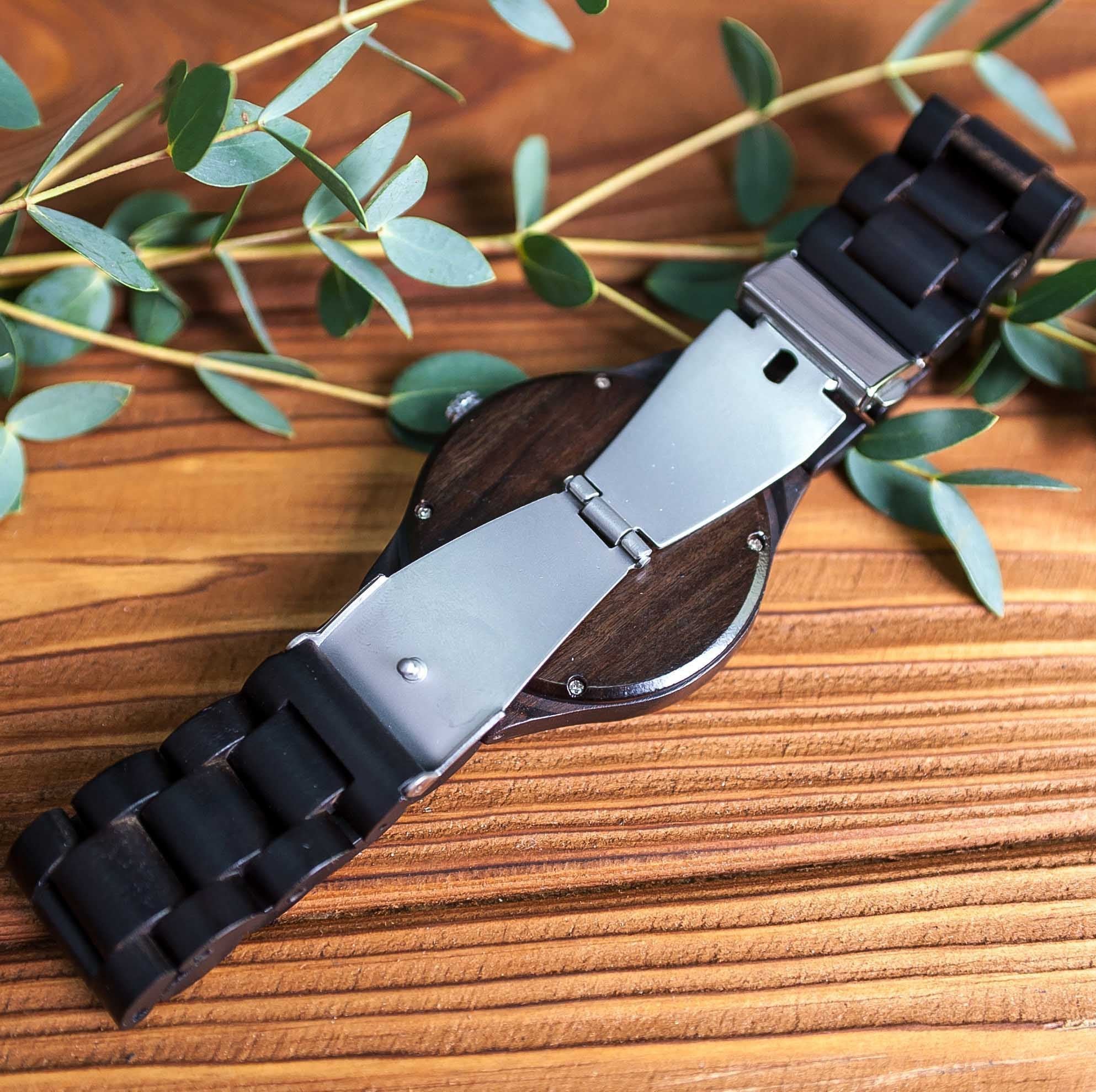 HUSBAND ENGRAVED WOODEN WATCH-A Loves Gift