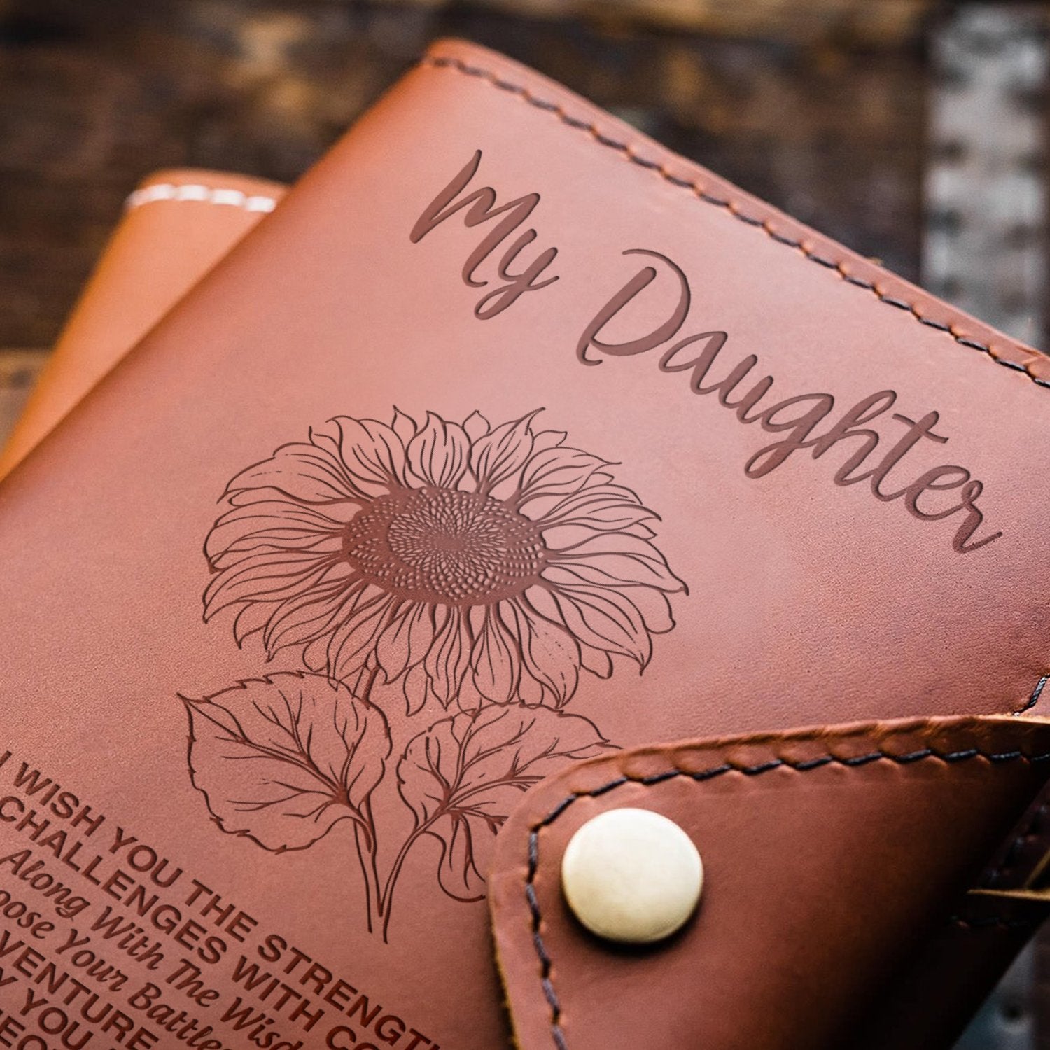 DAUGHTER MUM - FACE CHALLENGES - JOURNAL COVER-A Loves Gift