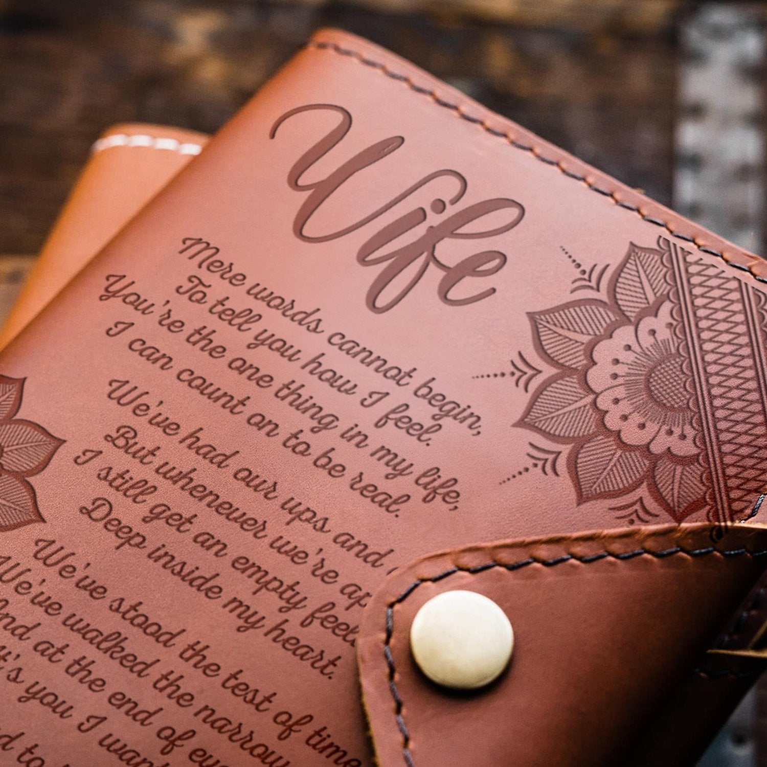 WIFE - INSIDE MY HEART - JOURNAL COVER-A Loves Gift