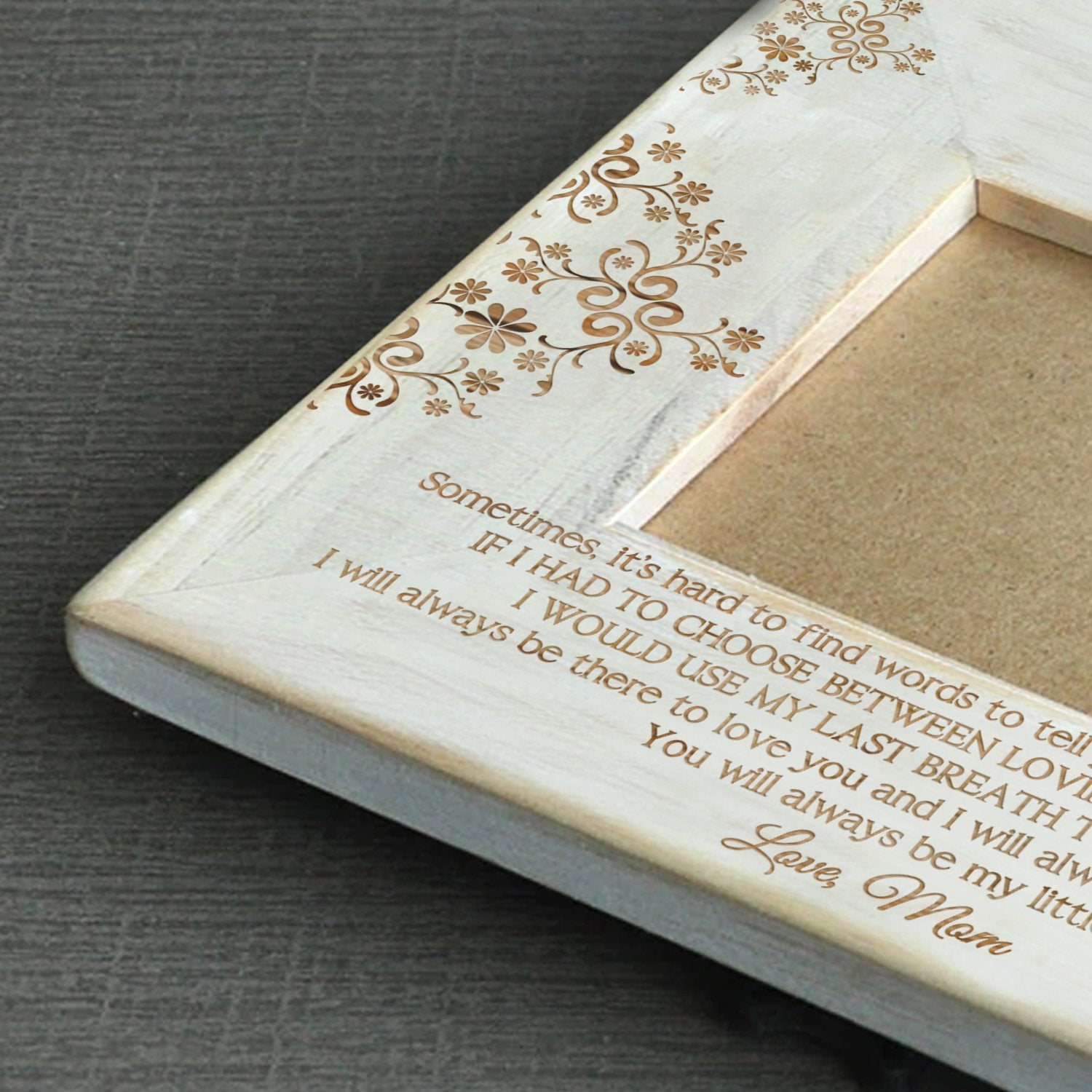 DAUGHTER MOM - SAY I LOVE YOU - WOOD FRAME