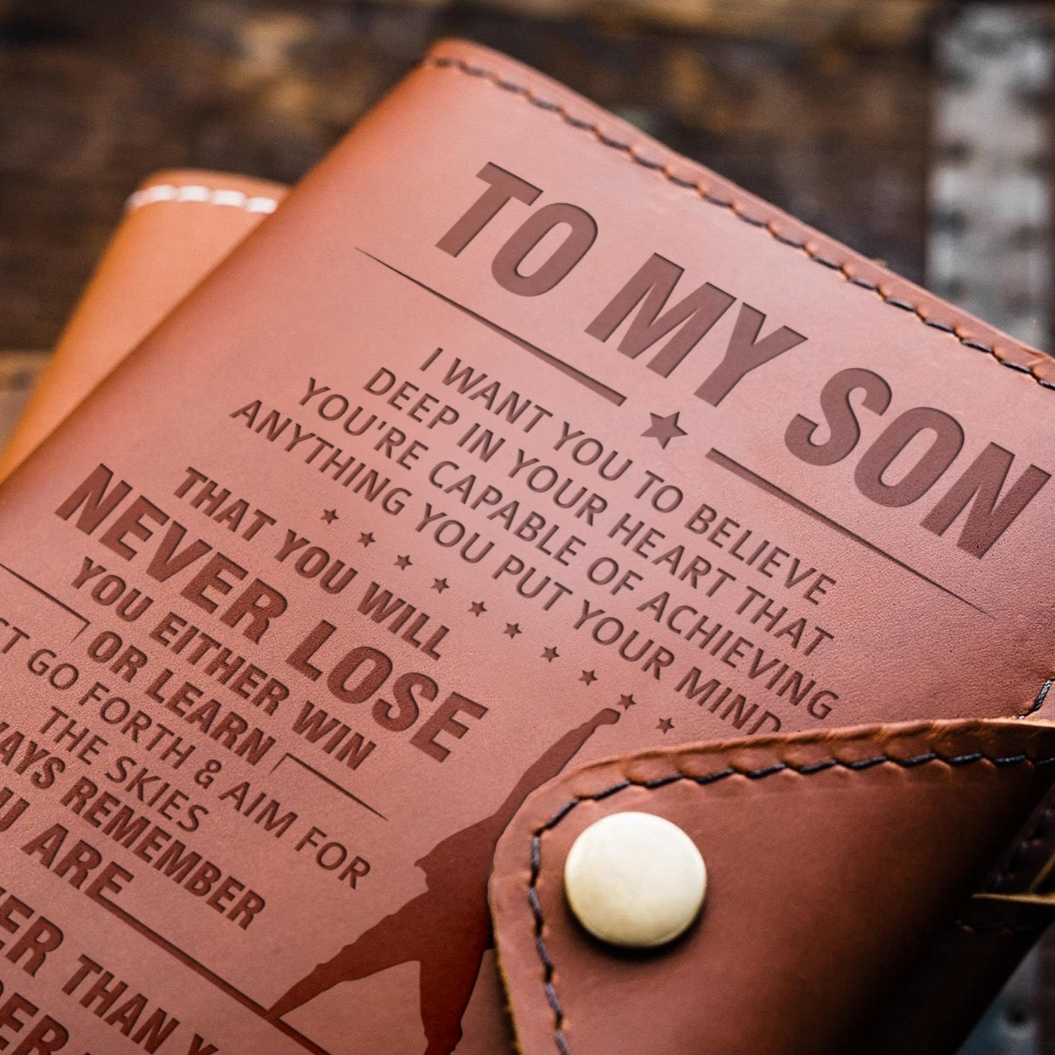 SON DAD - ALWAYS REMEMBER - JOURNAL COVER-A Loves Gift