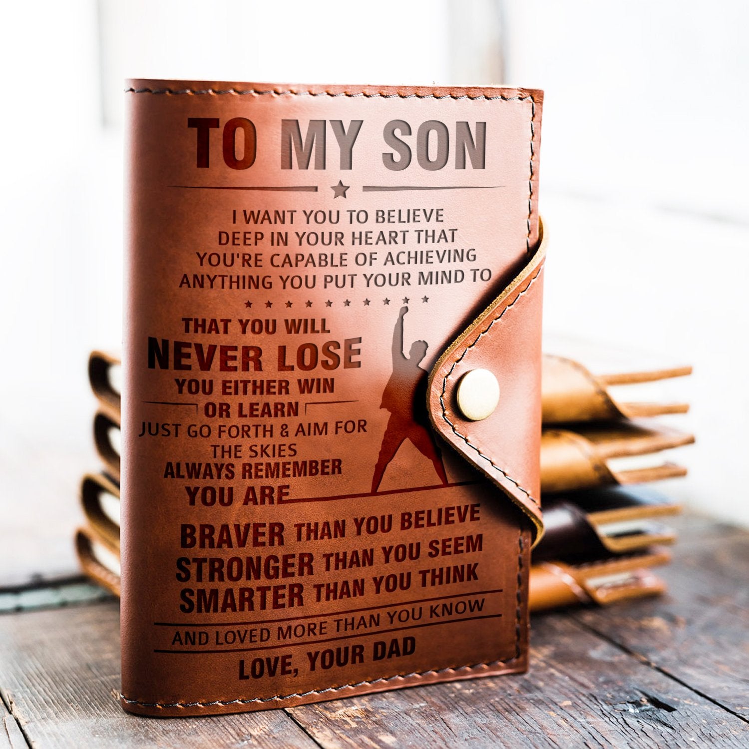 SON DAD - ALWAYS REMEMBER - JOURNAL COVER-A Loves Gift