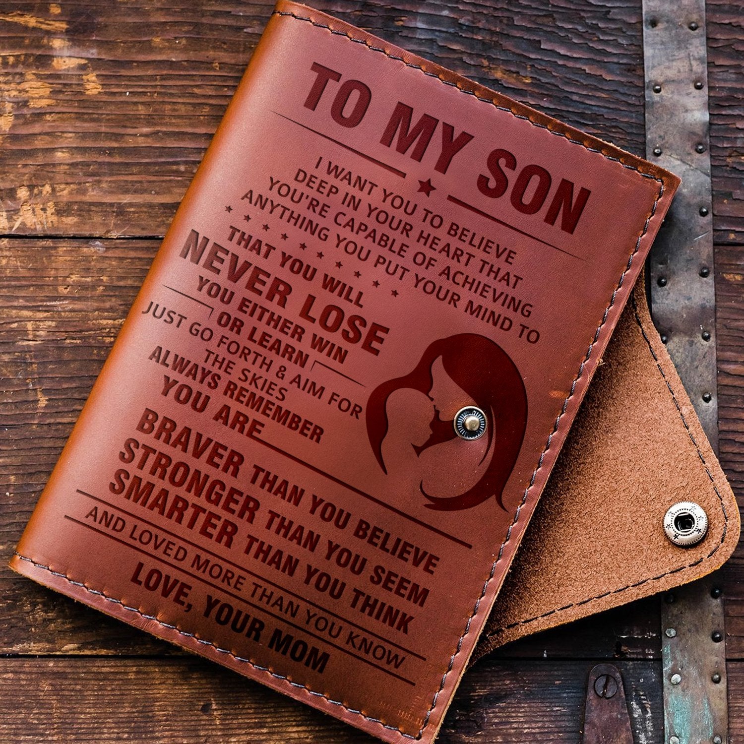 SON MOM - ALWAYS REMEMBER - JOURNAL COVER-A Loves Gift